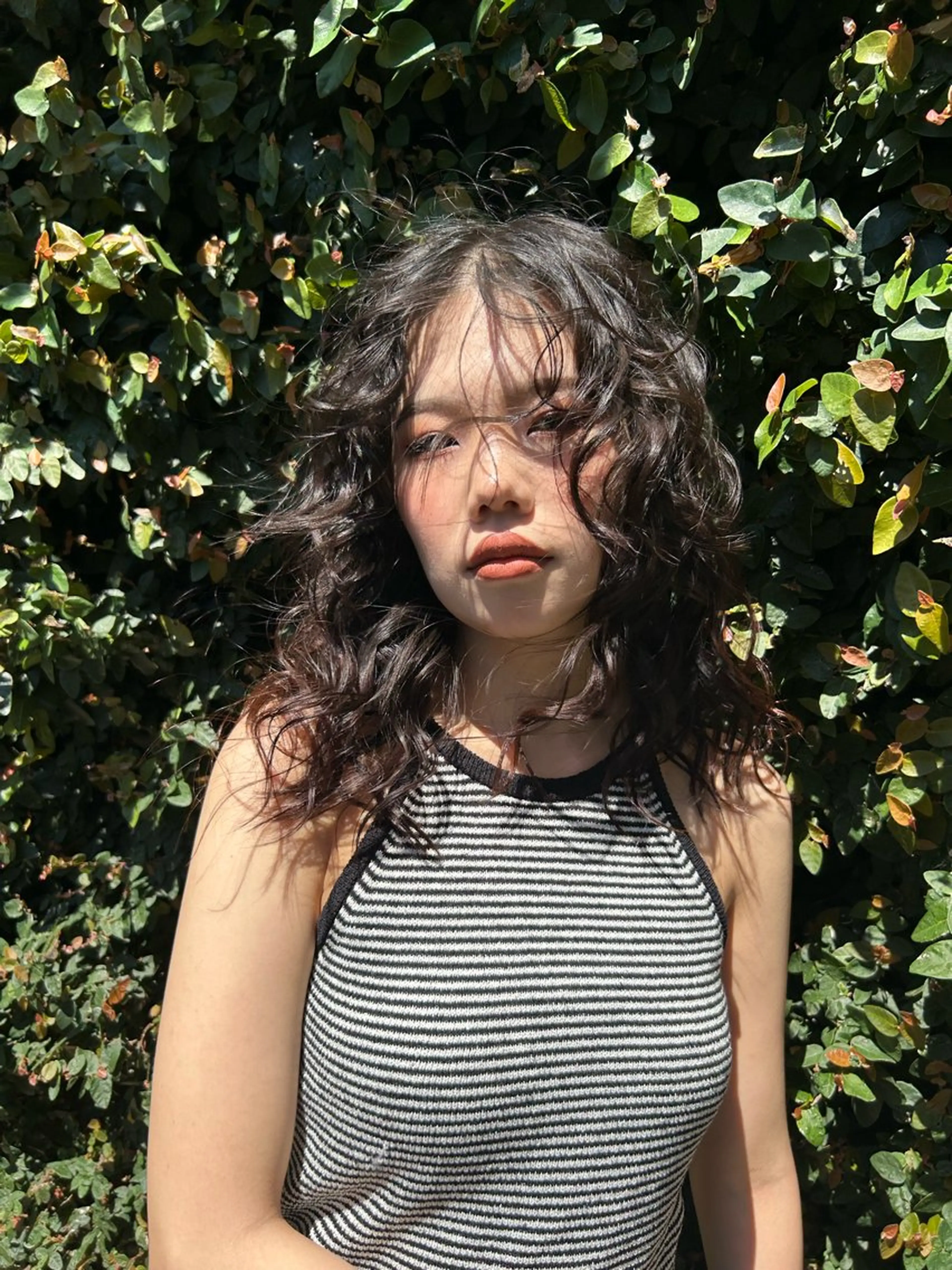 ミディアム パーマ ヘアアレンジ ayano/パーマ/ 暖色カラーのヘアスタイル