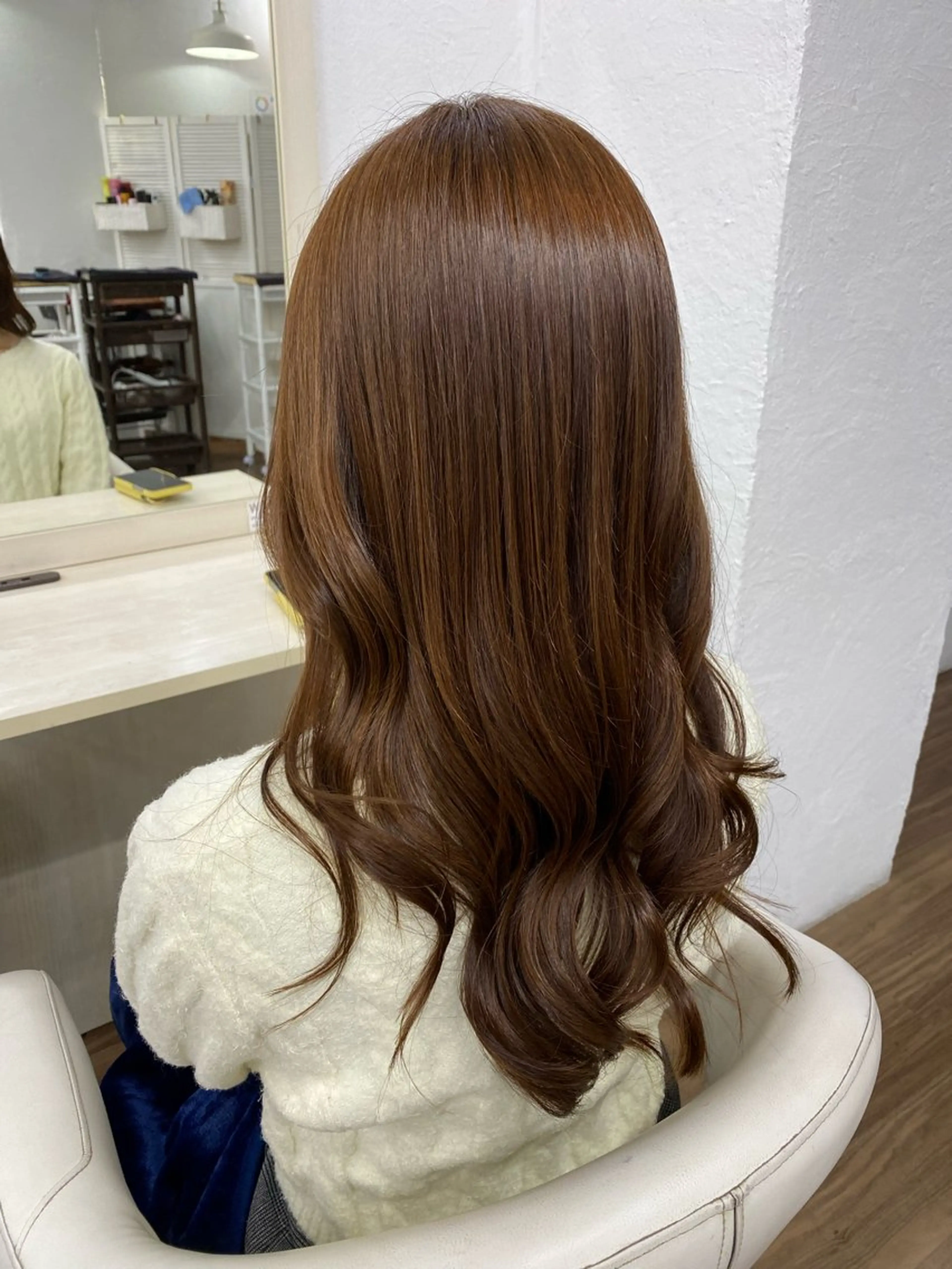 ロング カラー ベージュカラー カット ヘアカラー トリートメント GLOSS♡ ヤマガミコウジのヘアスタイル