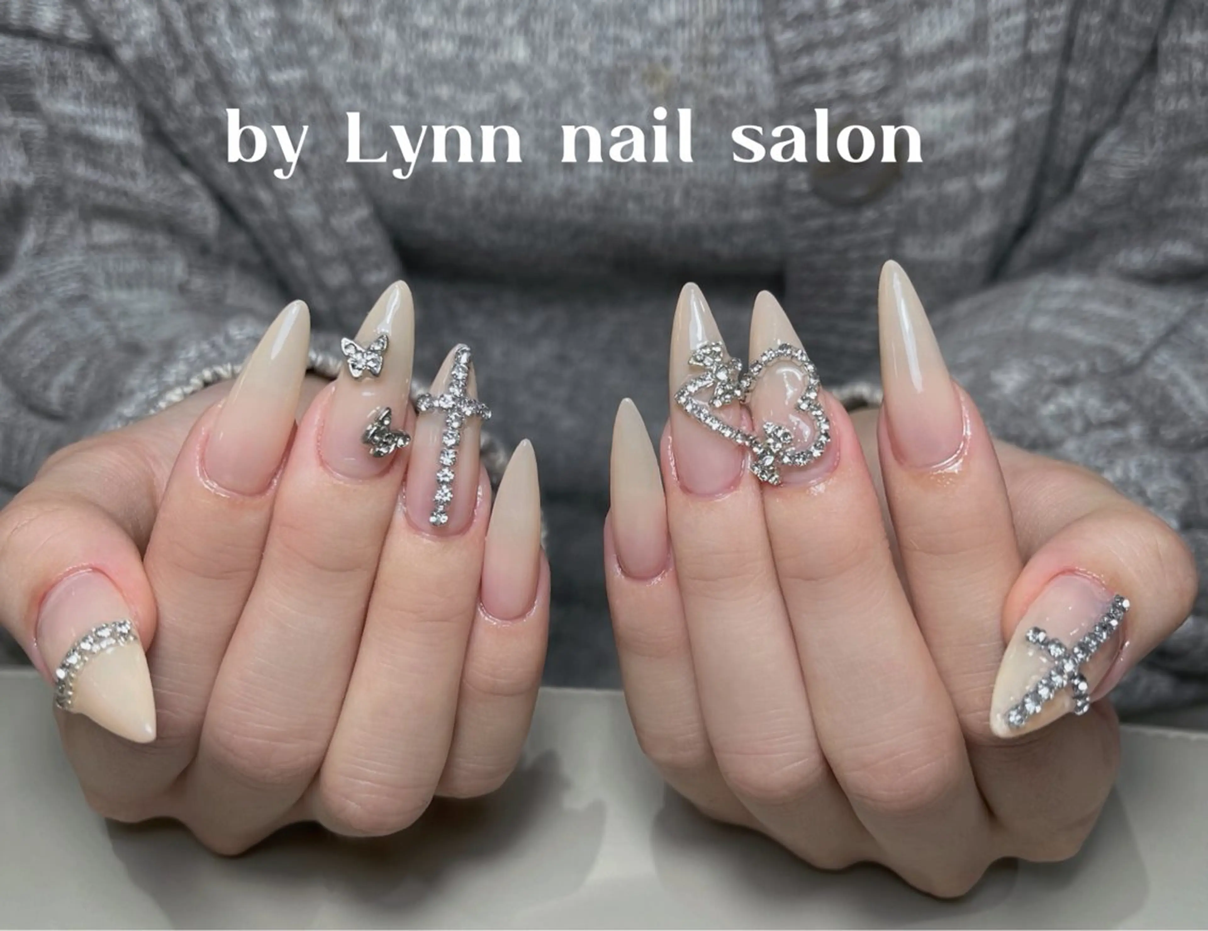 ネイル 春ネイル ハンドネイル Lynn nail所属・Lynn nail 研修のネイルデザイン