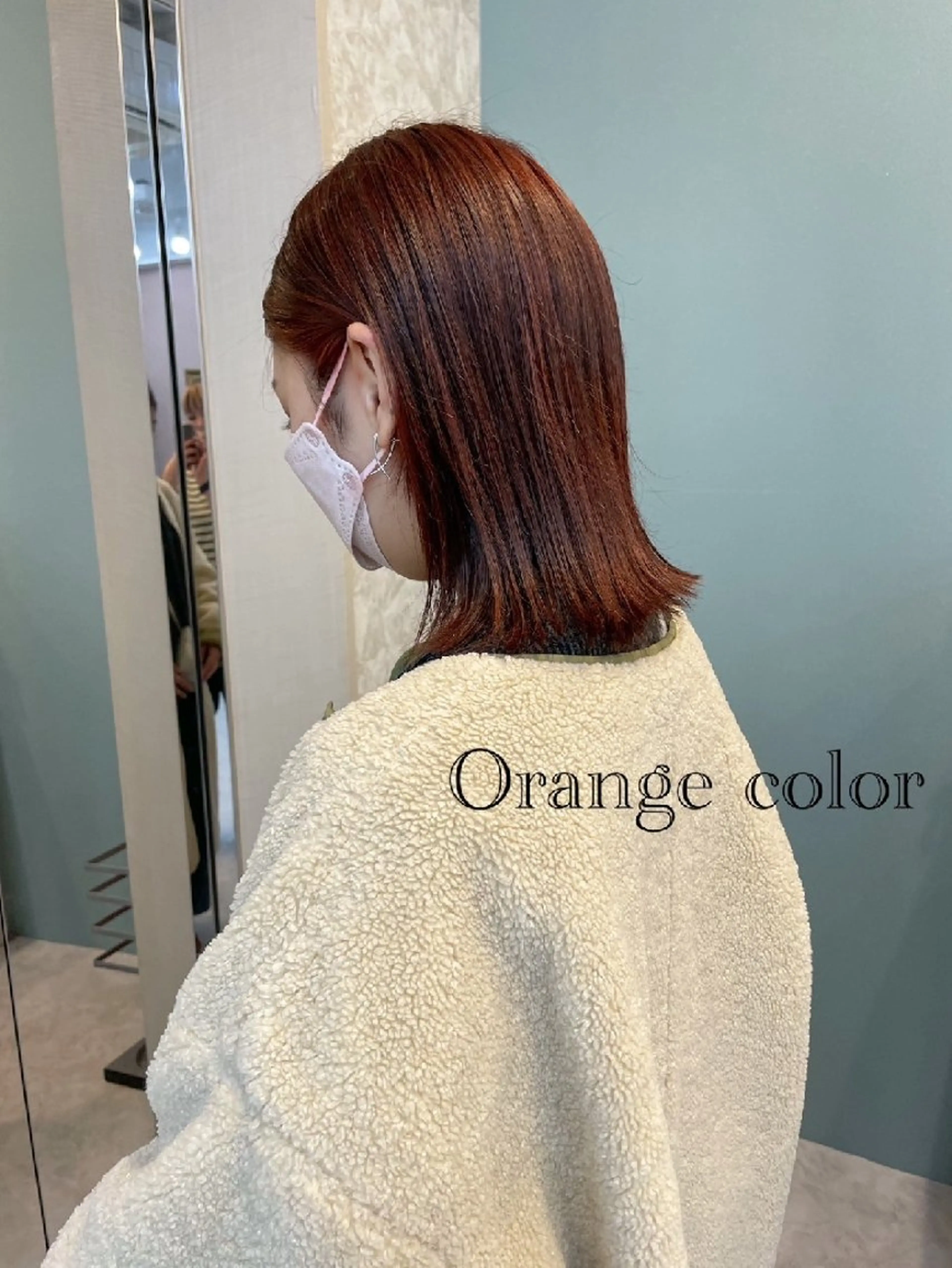 ミディアム カラー 暗髪艶カラー/ 髪質改善TR/maiのヘアスタイル