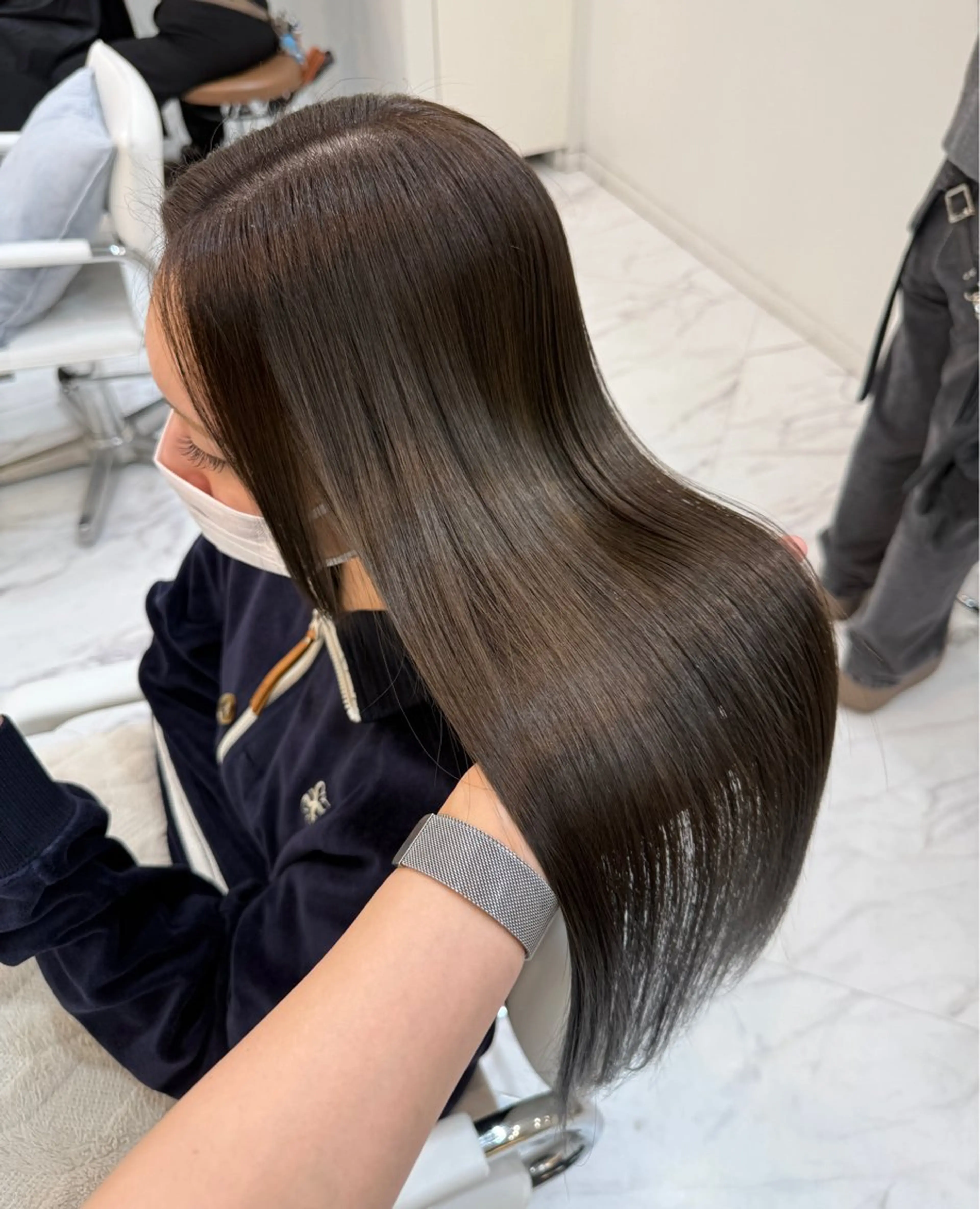 ロング ヘアカラー トリートメント 髪質改善×艶カラー / sayaka🤍のヘアスタイル