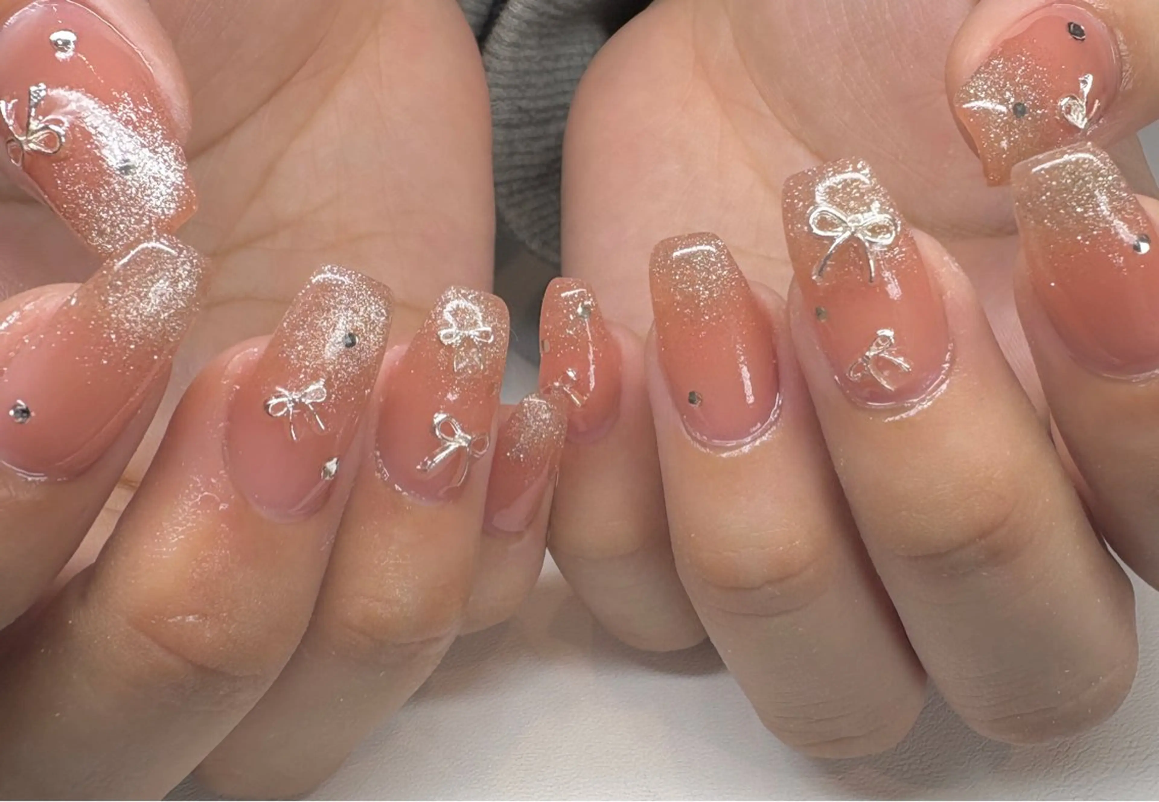 ネイル 長さ出し 持ち込み 春ネイル ハンドネイル N.style所属・Ｎ. styleのネイルデザイン