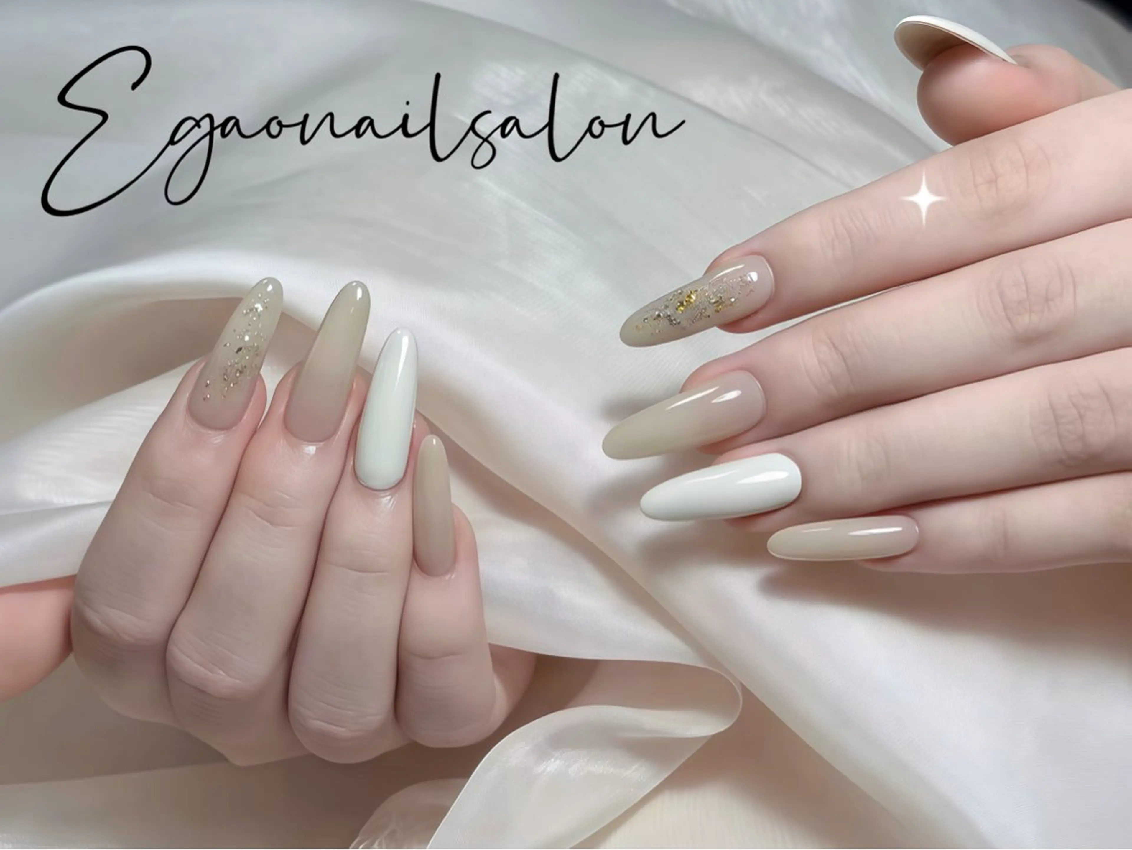 ネイル アートネイル フットネイル フレンチネイル ジェルネイル グラデーション ハンドネイル Egao Nail Salonのネイルデザイン