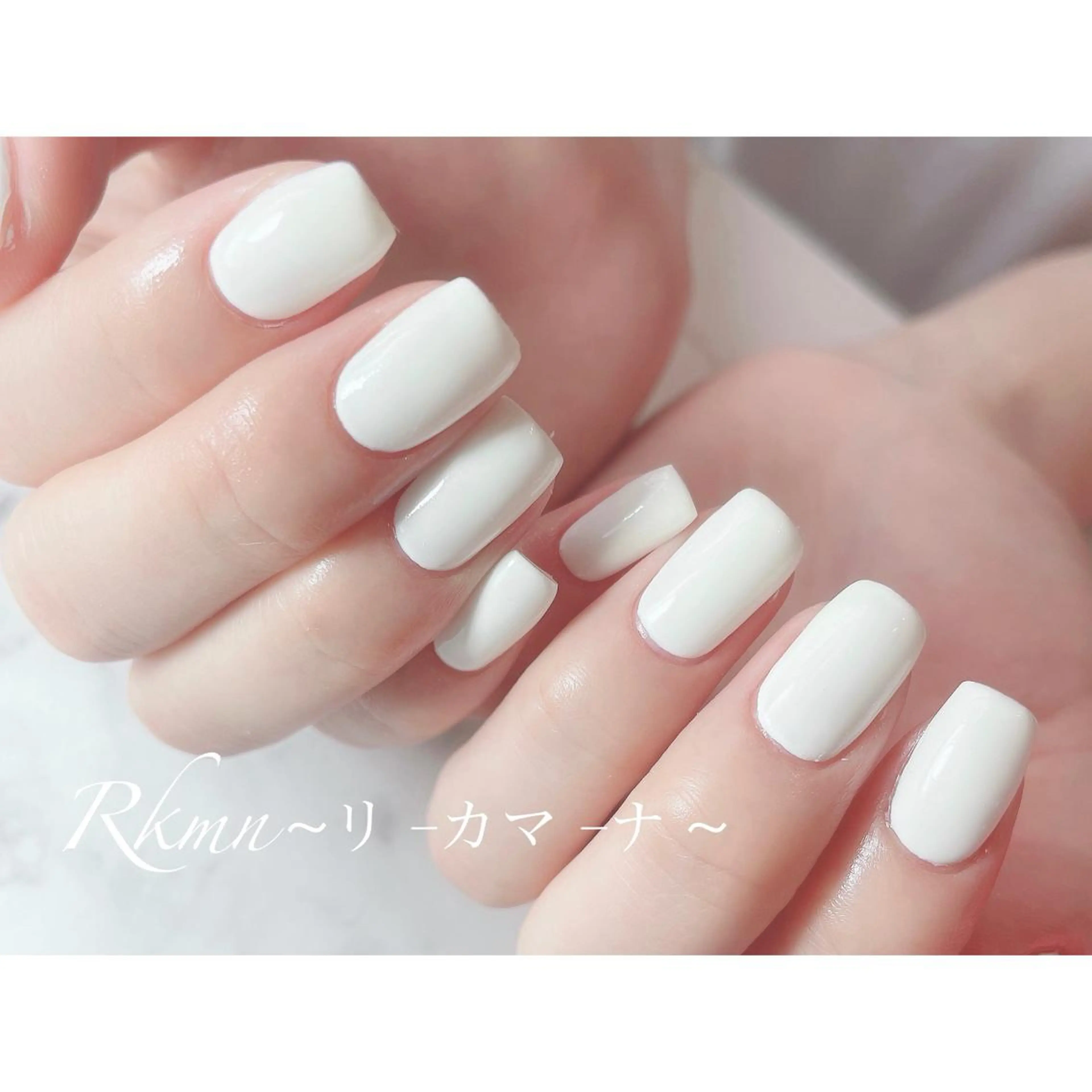 ネイル アートネイル フレンチネイル ジェルネイル グラデーション ワンカラーネイル ハンドネイル フットネイル ハンドケア Rkmn ~リ-カマ-ナ~のネイルデザイン