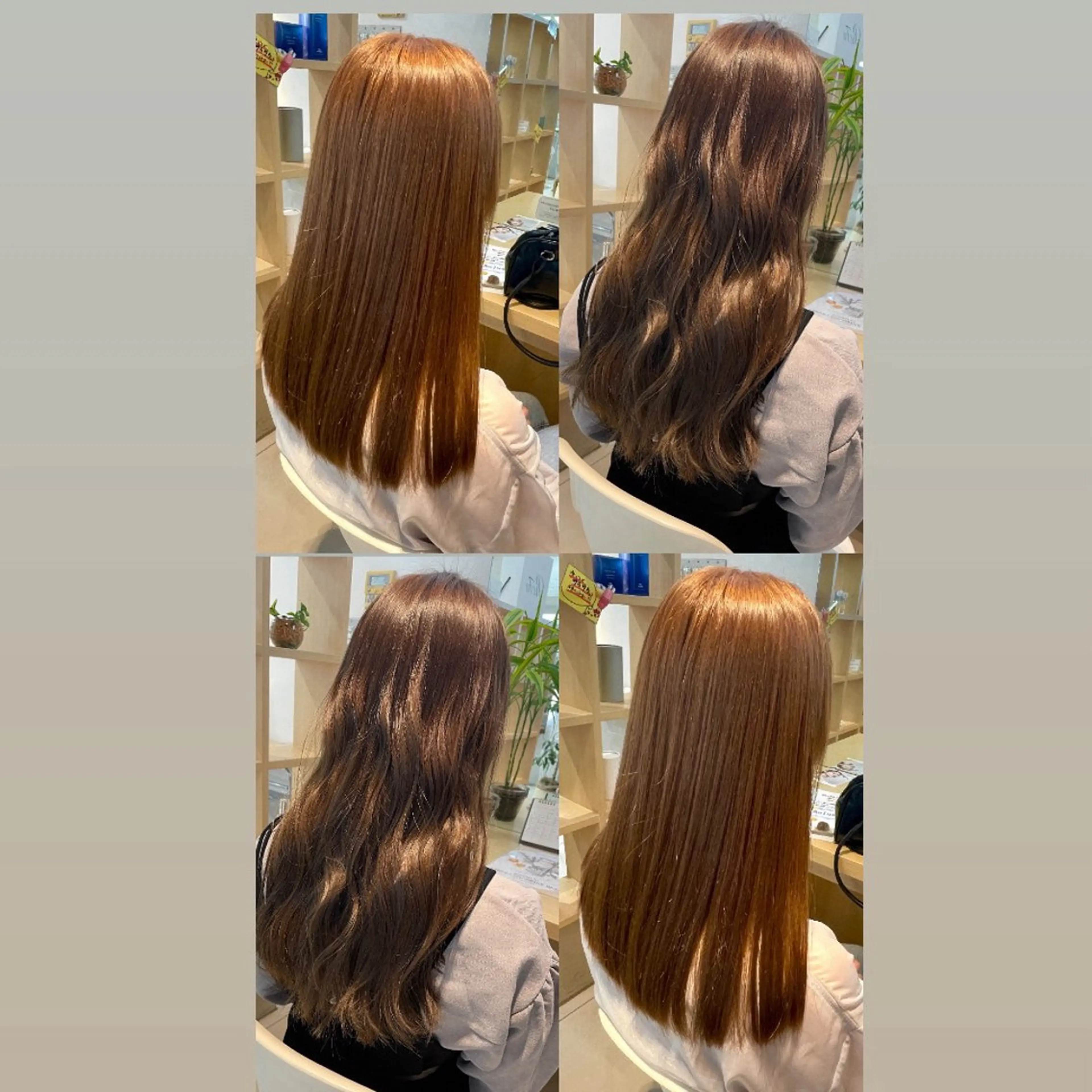 ロング カット ヘアカラー ❤︎韓国レイヤー❤︎ アカリのヘアスタイル