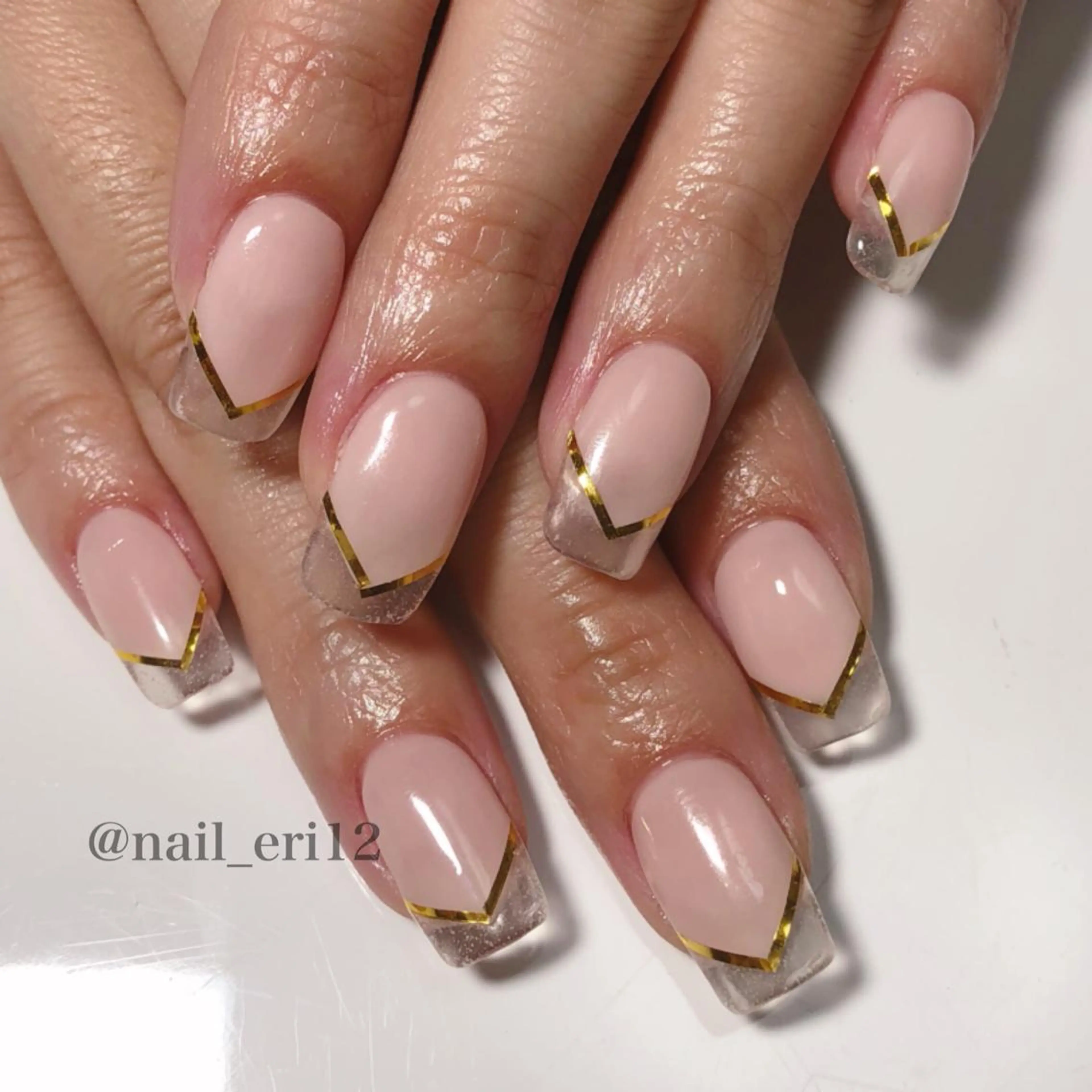 ミディアム ネイル nail salon &e eriのネイルデザイン