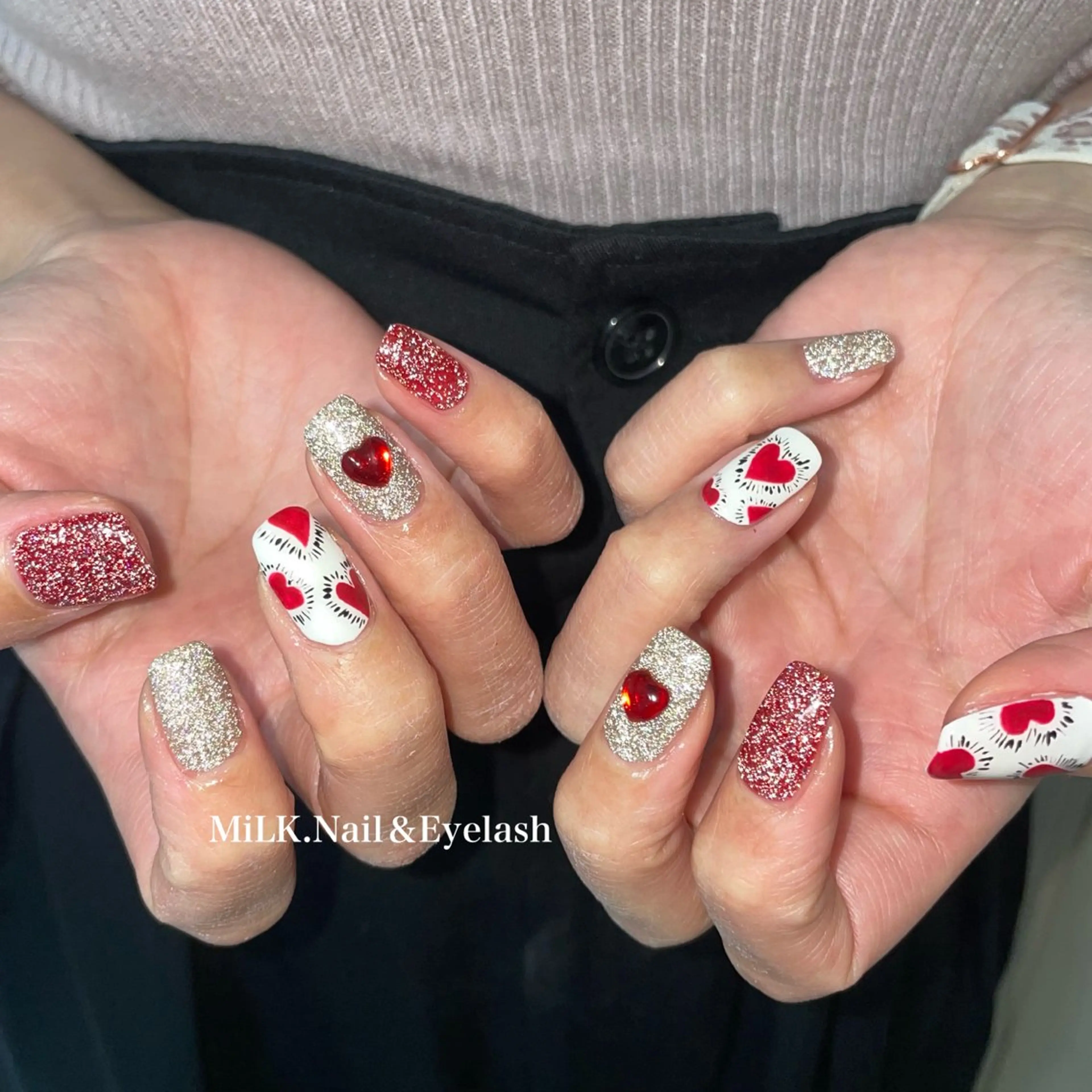 ネイル ハンドネイル MiLK. Nail&Eyelash所属・MiLK. wakaのマツエク・マツパデザイン