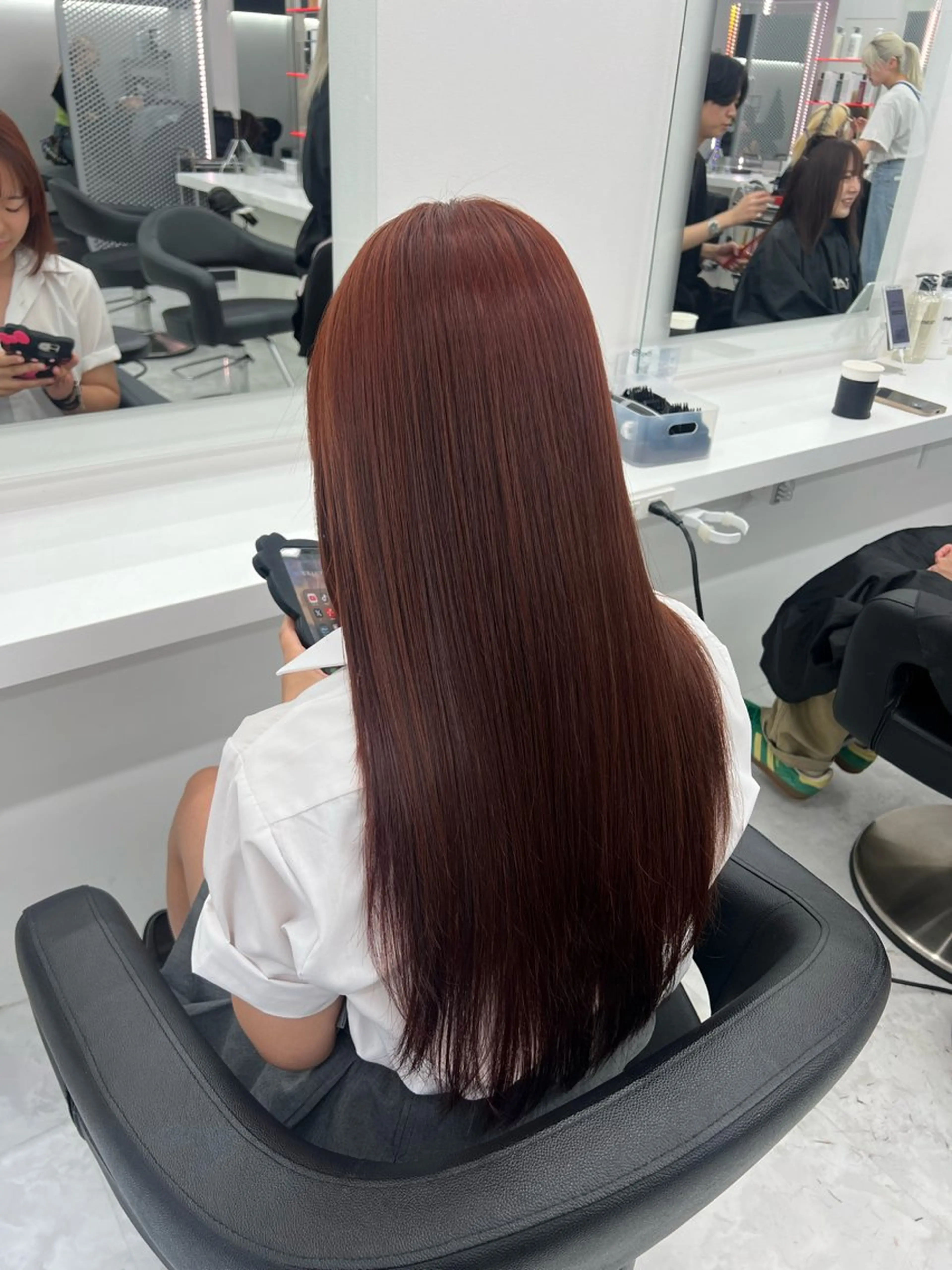 ロング カラー ダブルカラー特化💖 韓国ヘア💖りくのヘアスタイル