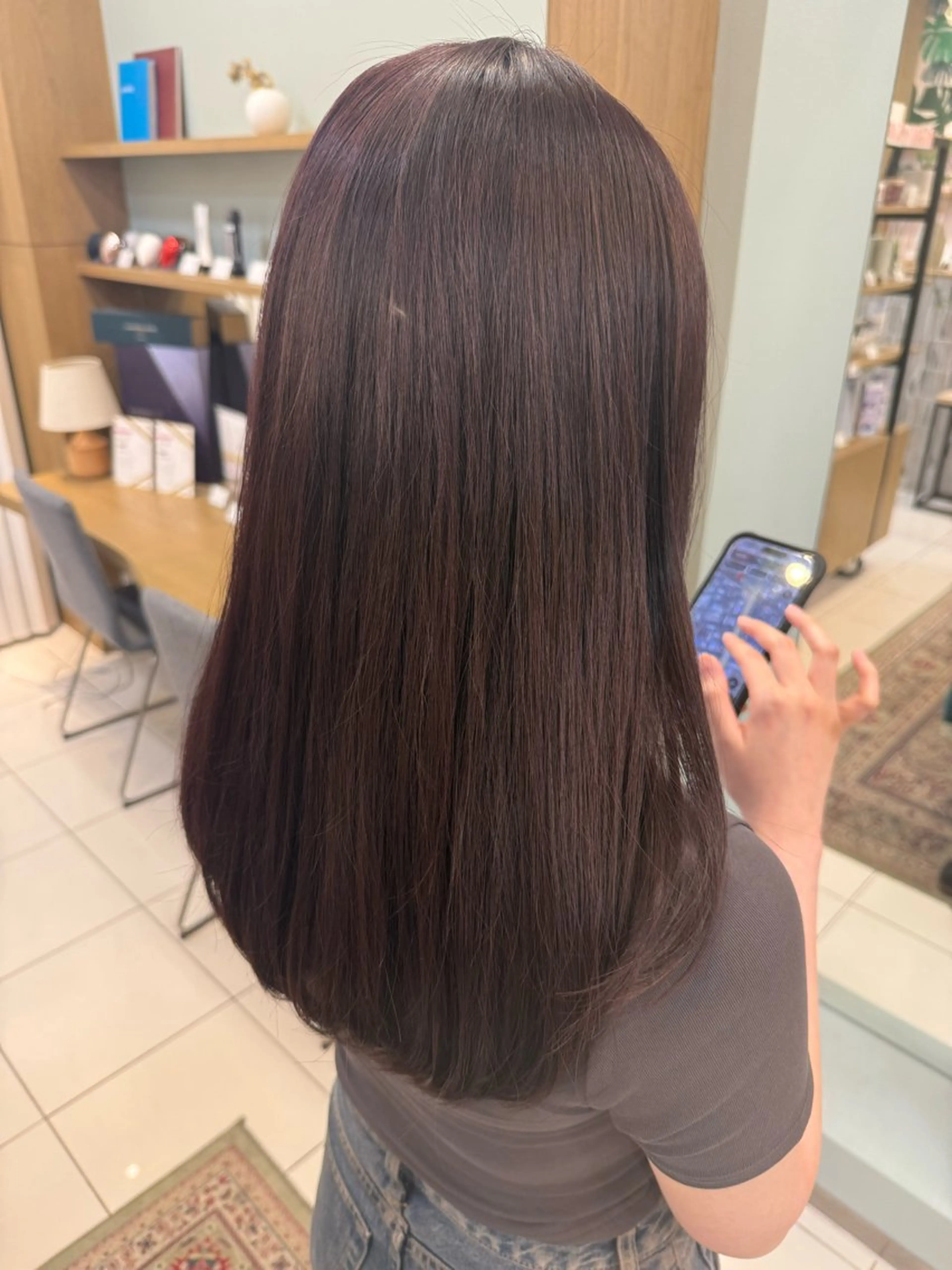 カラーモデル (ブリーチ無しワンカラー)の写真