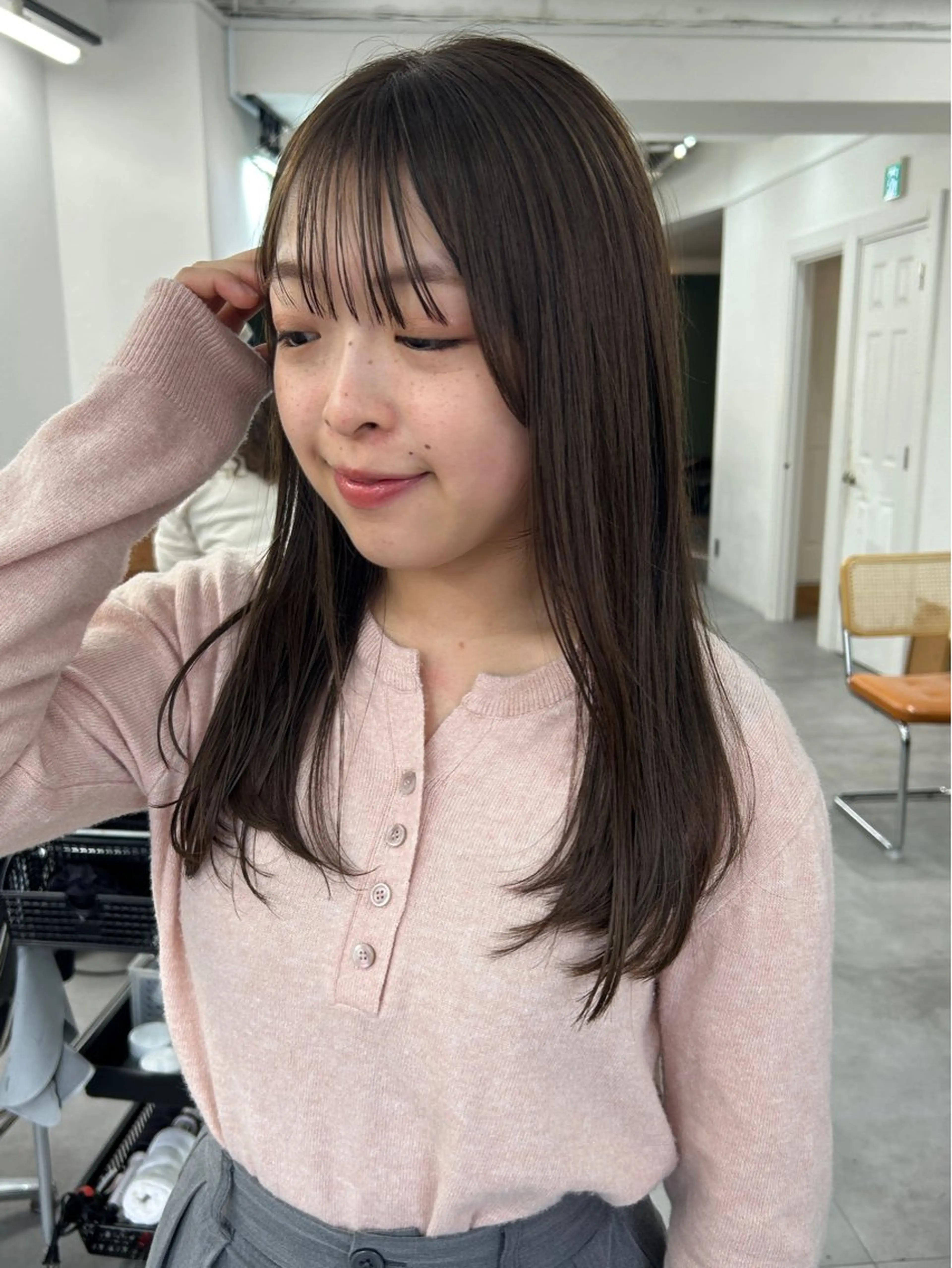 ロング カラー レイヤーボブ/ 艶カラー/サナ🌼のヘアスタイル