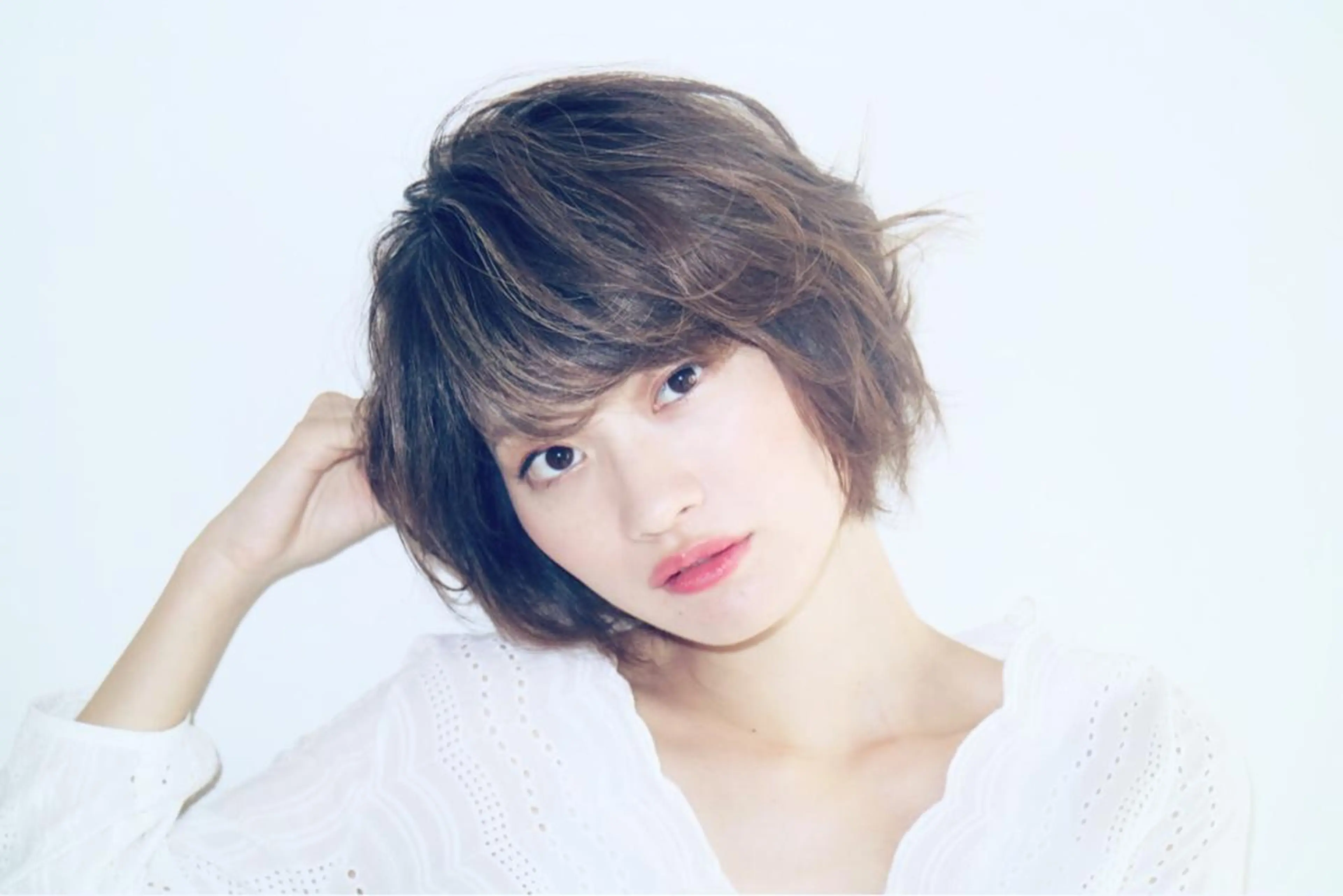 ショート カラー パーマ ヘアアレンジ JYUNESU表参道所属・似合わせhair🔸 アサダ　タカコ🔸のヘアスタイル