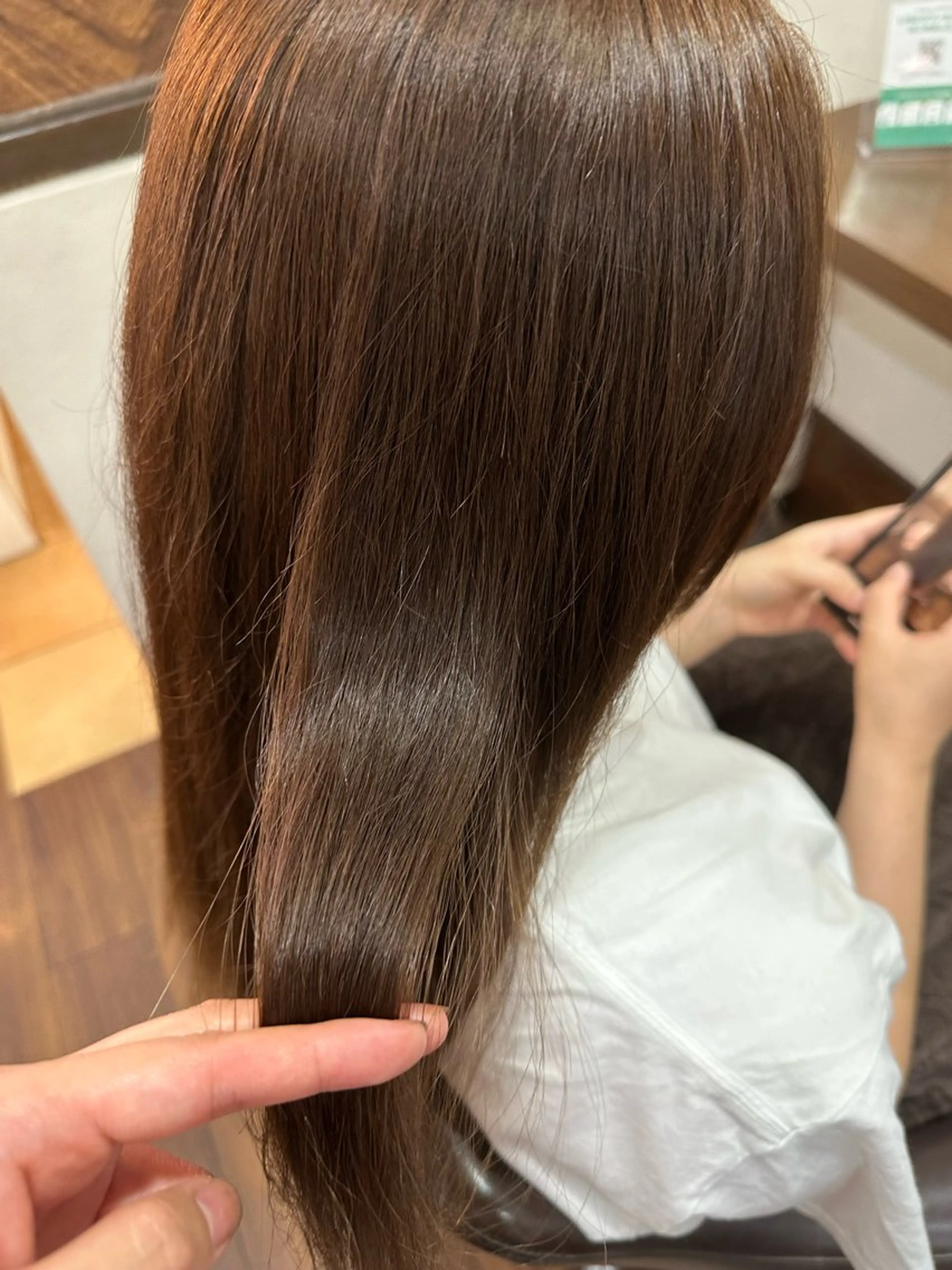 ミディアム カラー パーマ ヘアアレンジ カット ヘアカラー パーマ 縮毛矯正 トリートメント ひな ALBA🐰三鷹のヘアスタイル