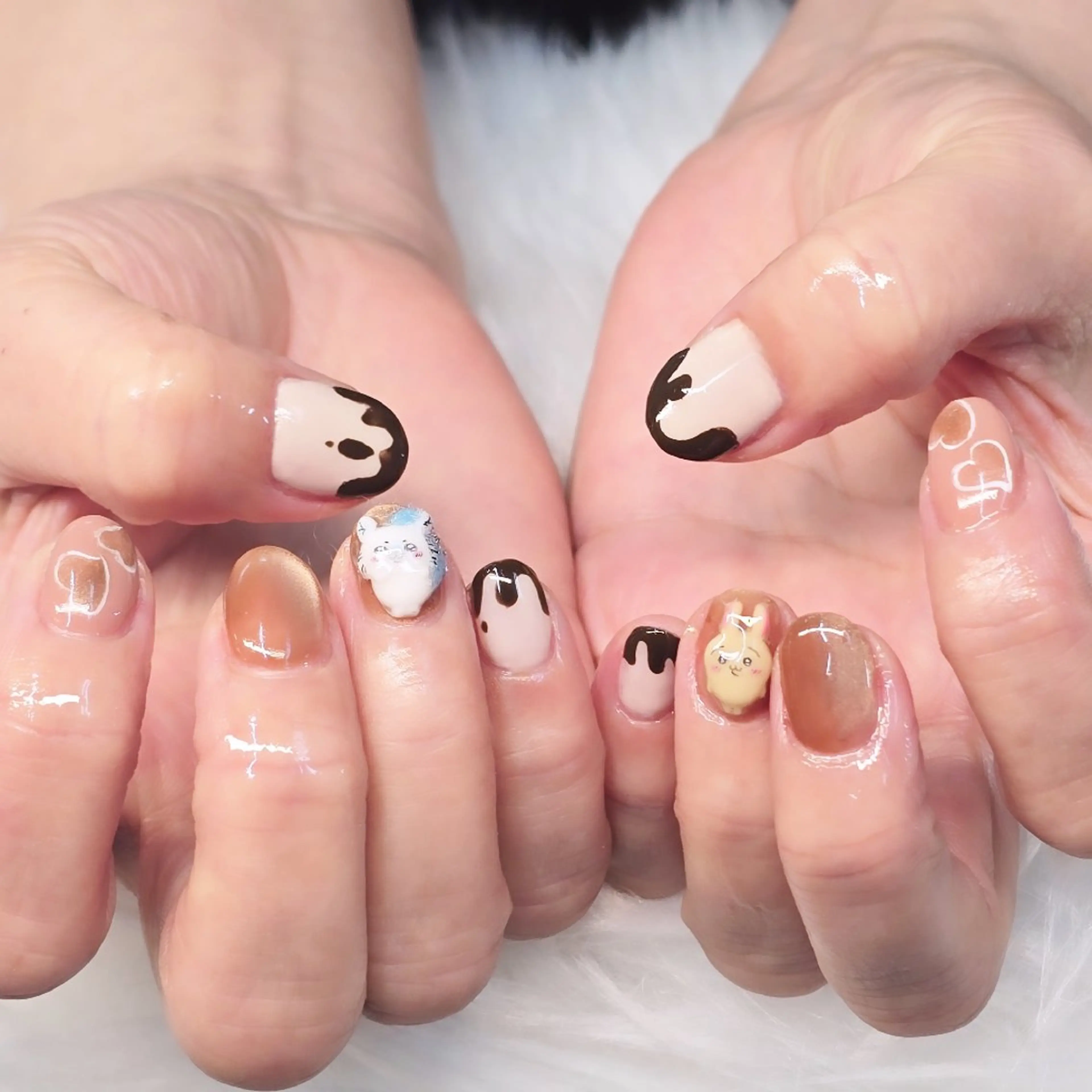 ネイル マグネットネイル ハンドネイル minion蕨所属・minion 蕨のネイルデザイン