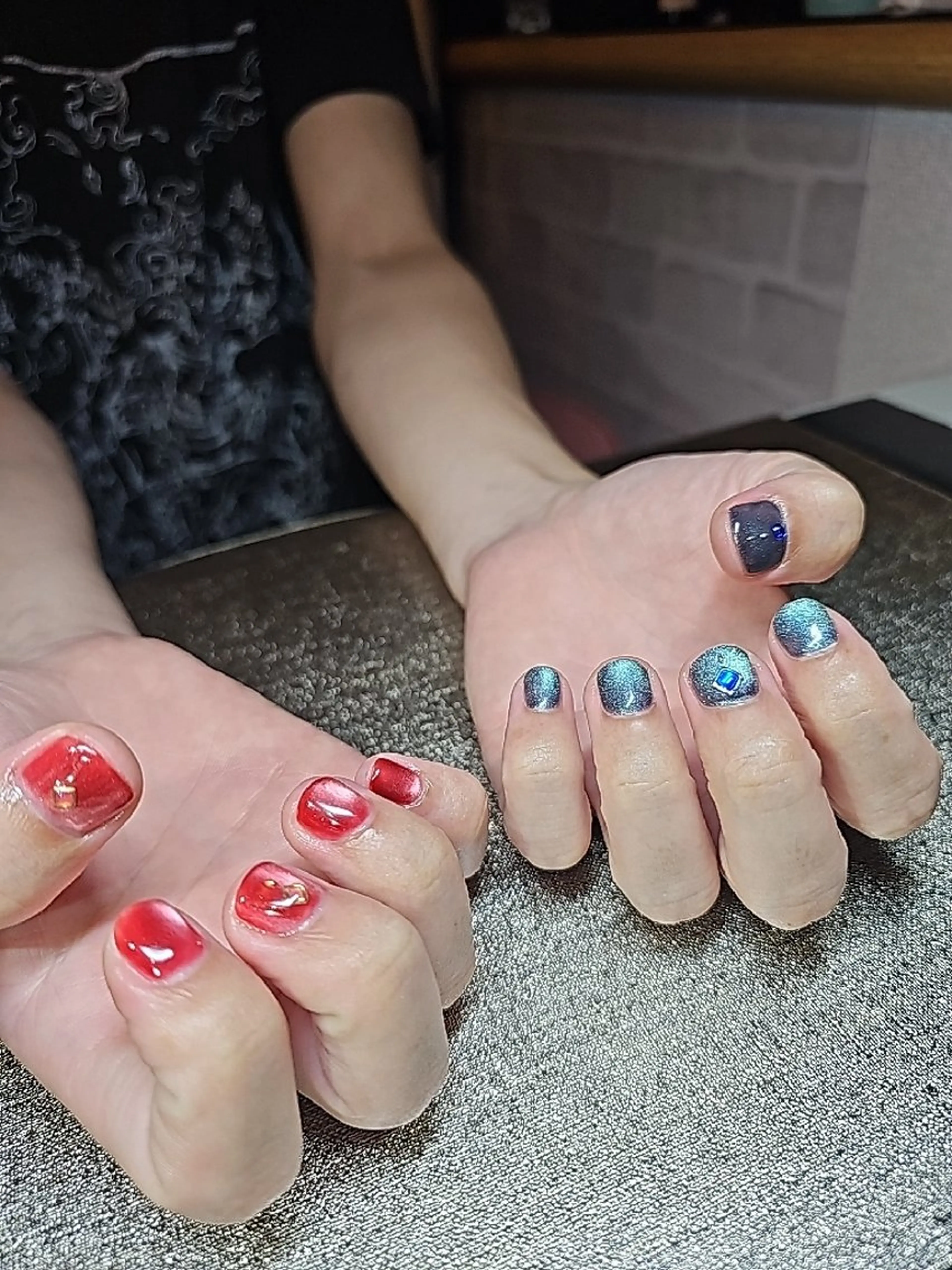 ネイル マグネットネイル メンズネイル salon de Princess所属・salon de  Princessのネイルデザイン