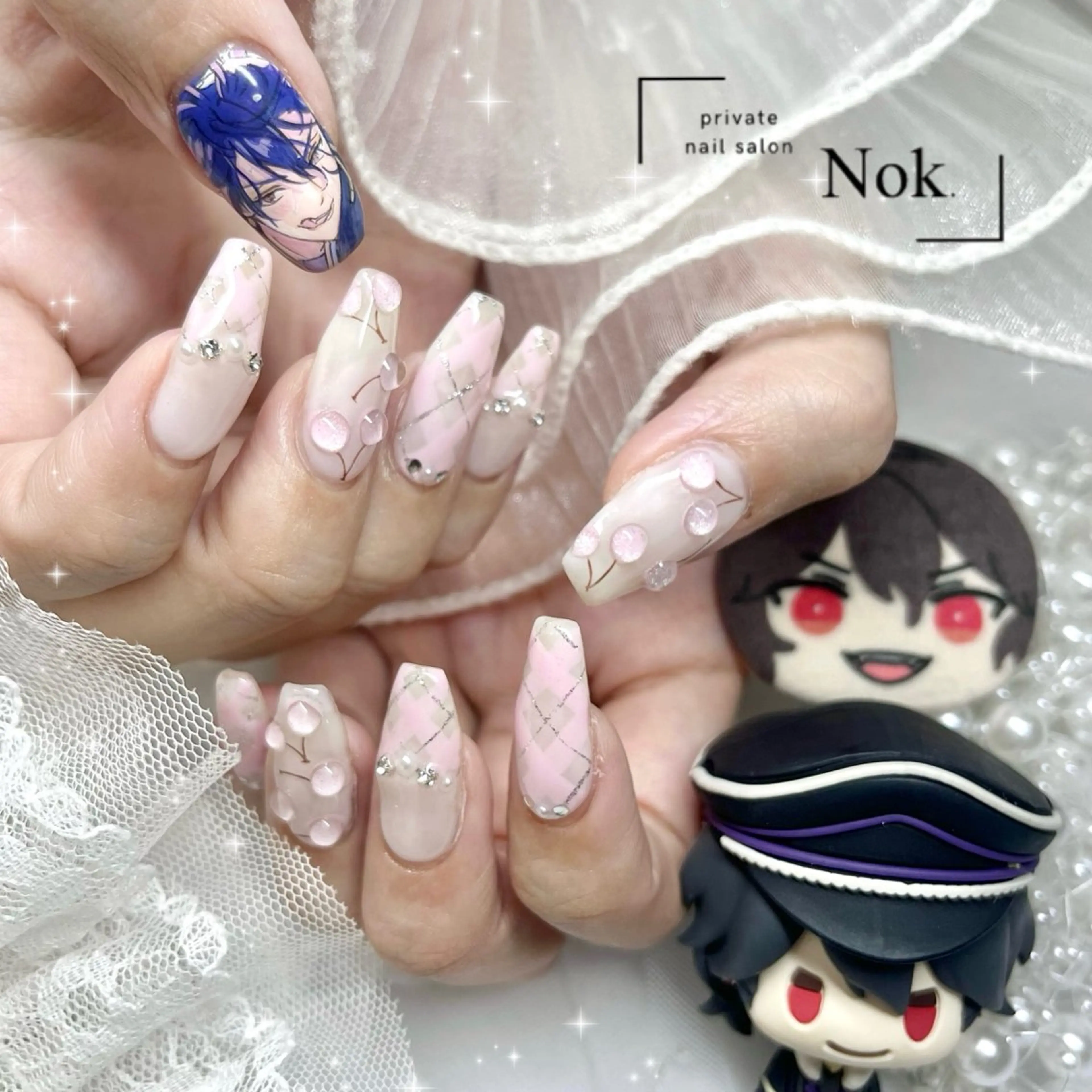 ネイル ハンドネイル 池袋痛ネイル Nok. 渡辺のネイルデザイン