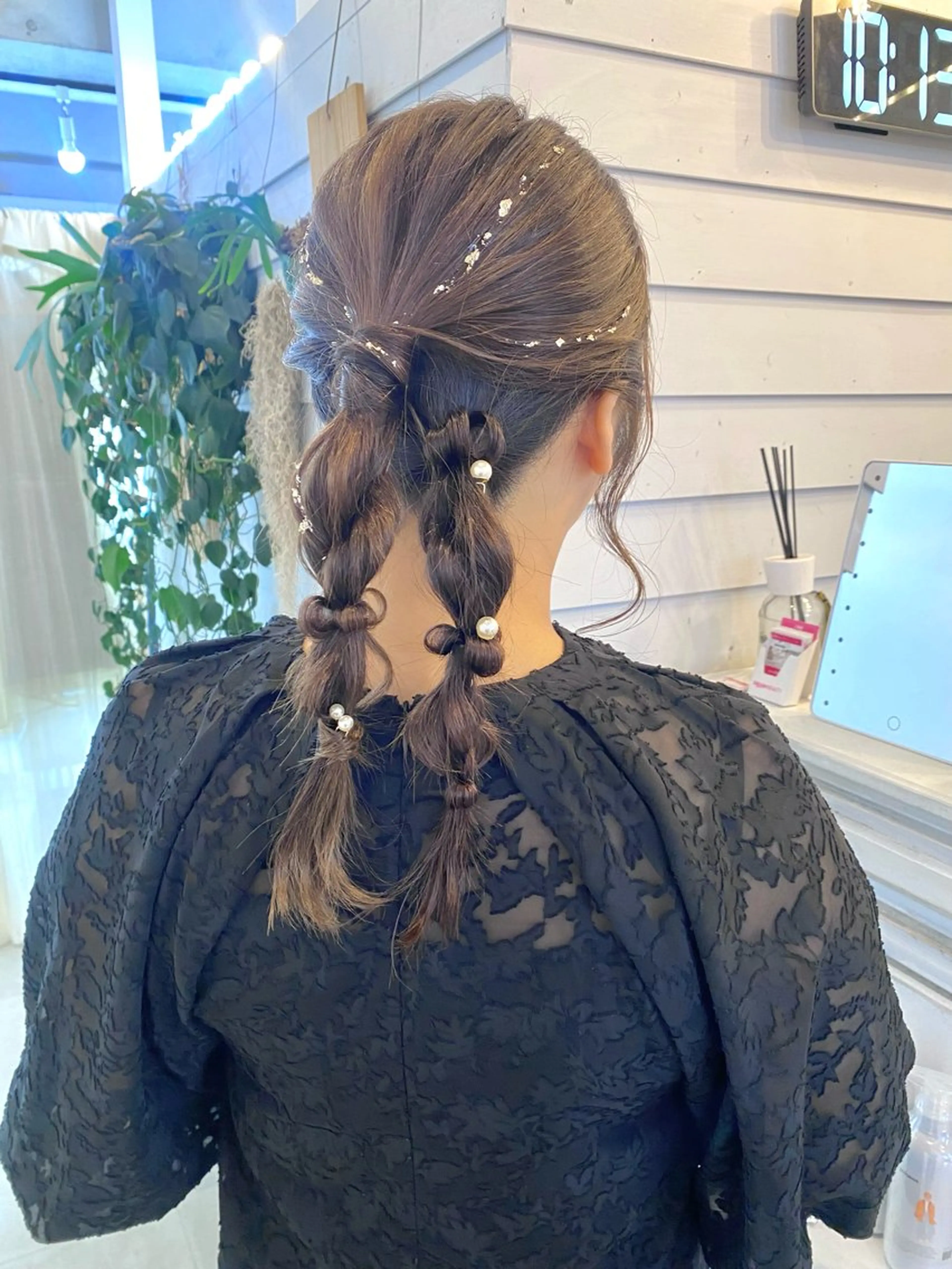 セミロング ヘアアレンジ GiseL博多筑紫口 杏実のヘアスタイル