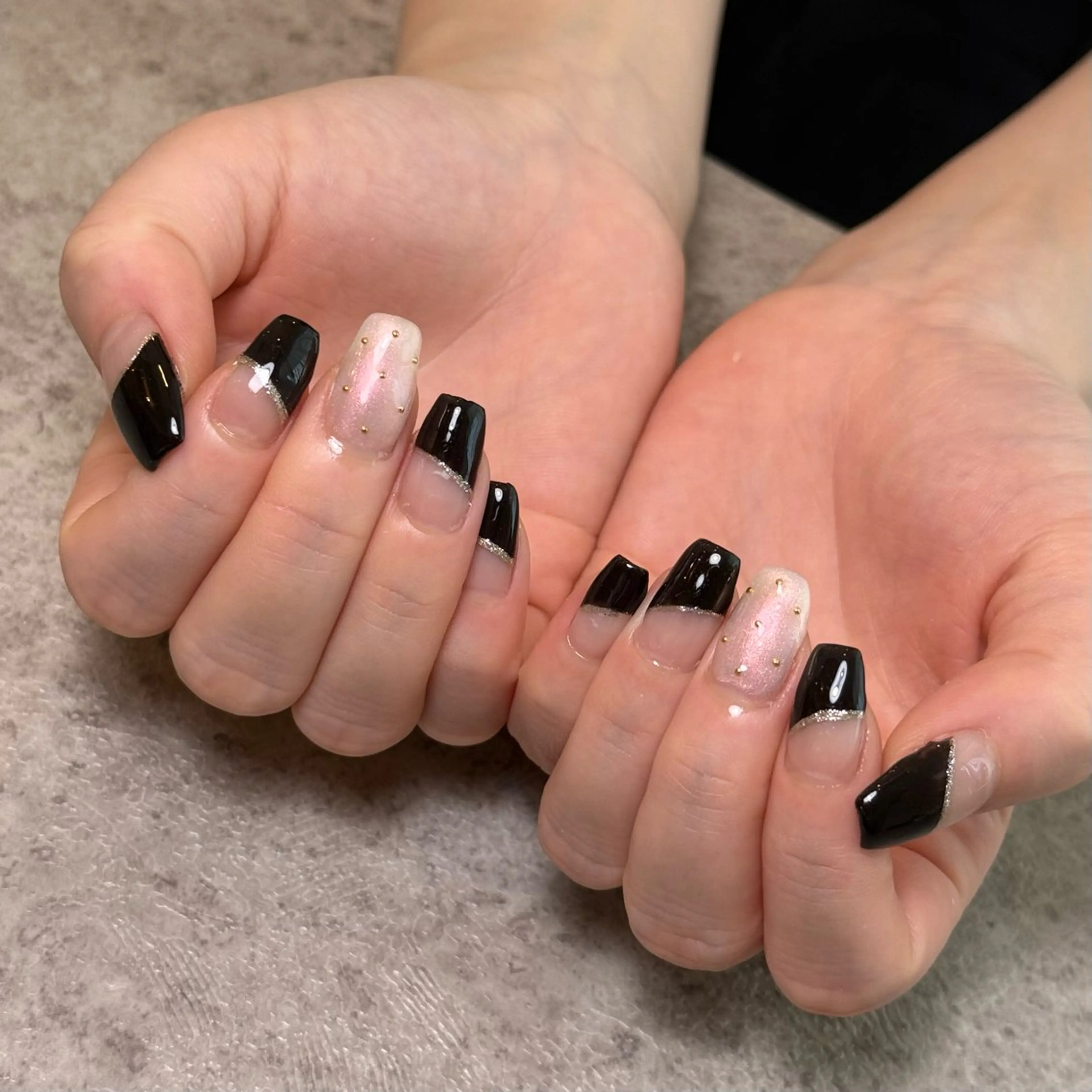 ネイル フレンチネイル ガーリー withB 池尻大橋のネイルデザイン