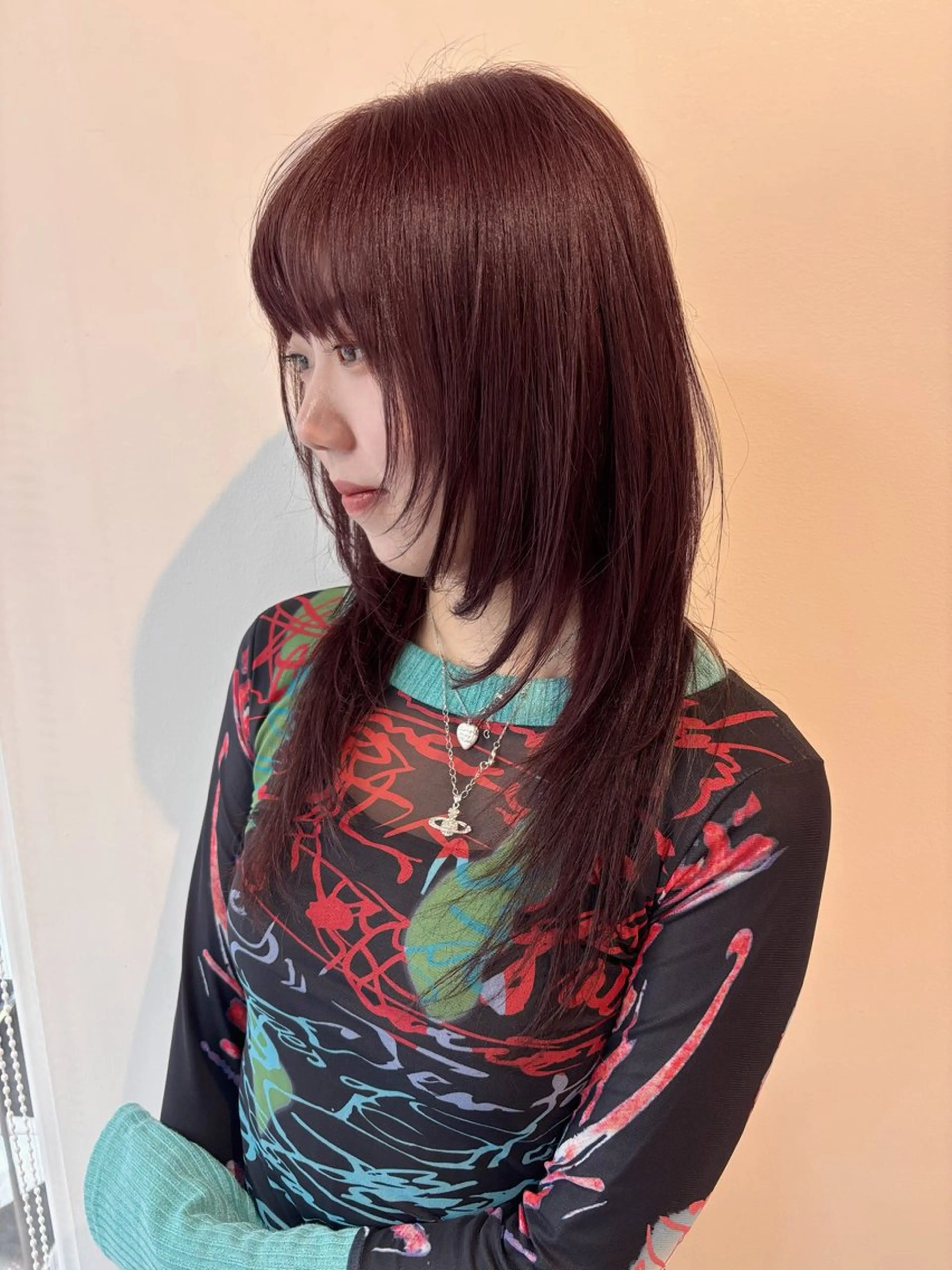 セミロング ウルフカット 髪質改善No'e心斎橋【ノエ】所属・海外風ヘア 野田光也のヘアスタイル