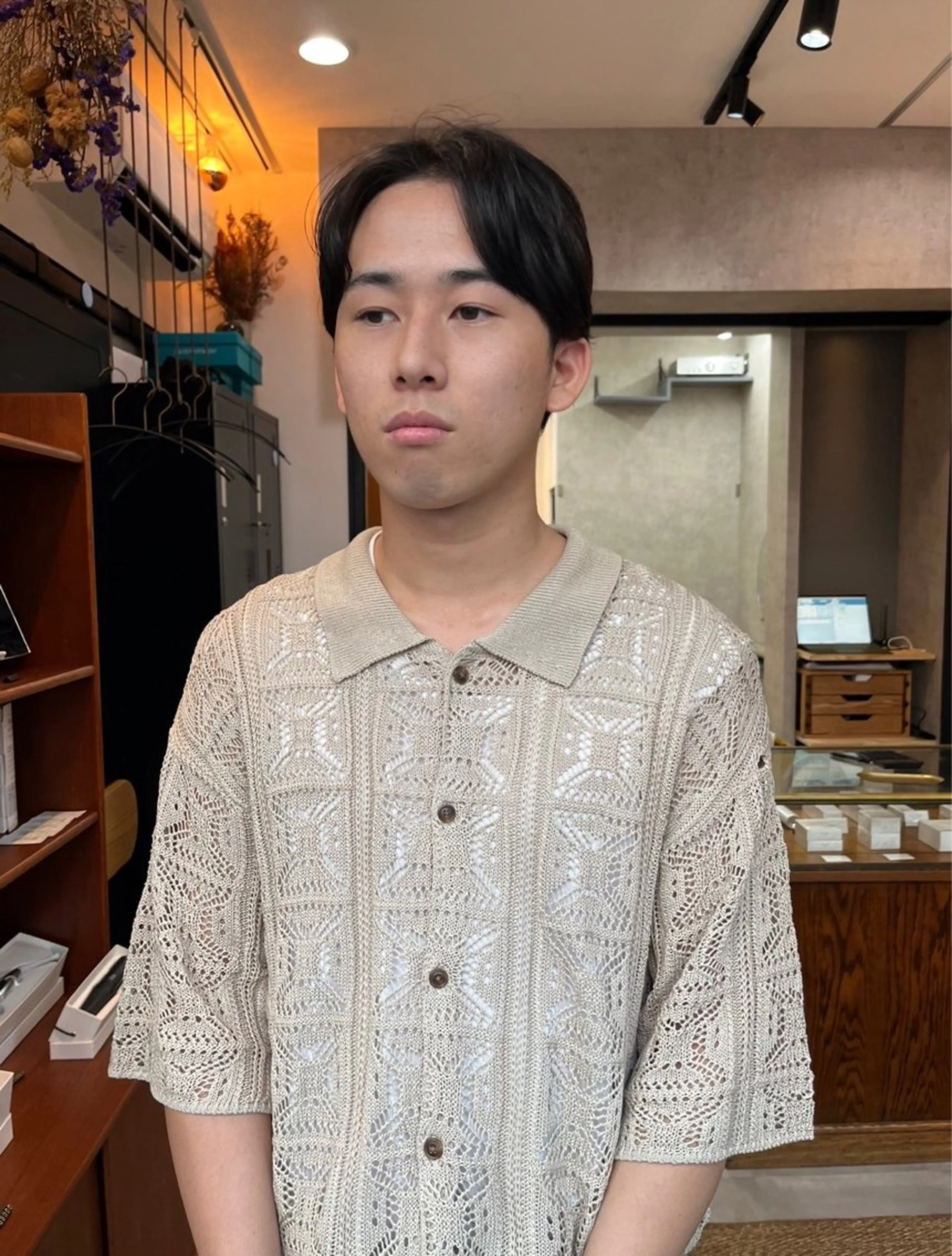 カラー メンズ 松尾 伊純のヘアスタイル