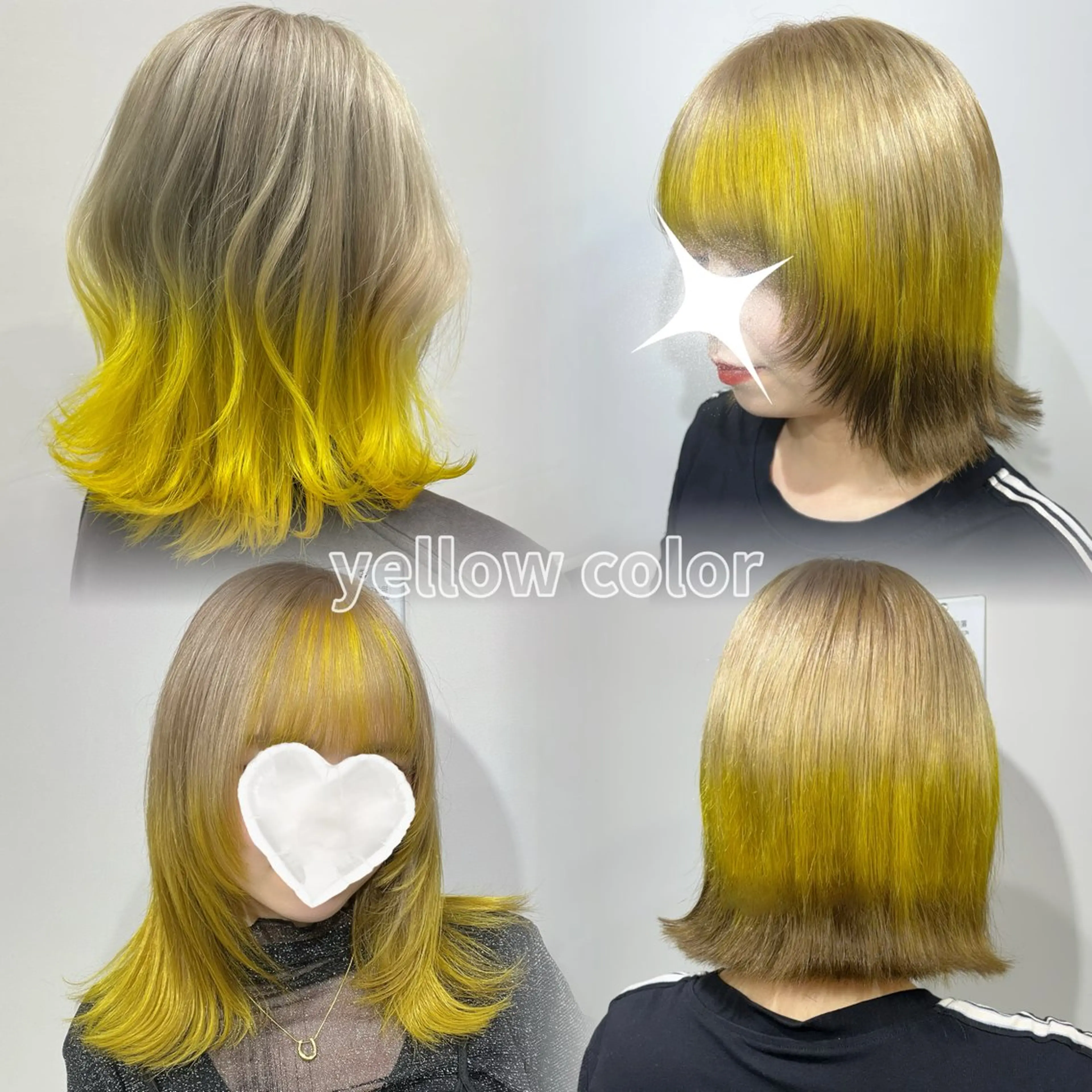 カラー イエローカラー ヘアカラー 🍊小川実里🍊 /カラーレイヤーのヘアスタイル