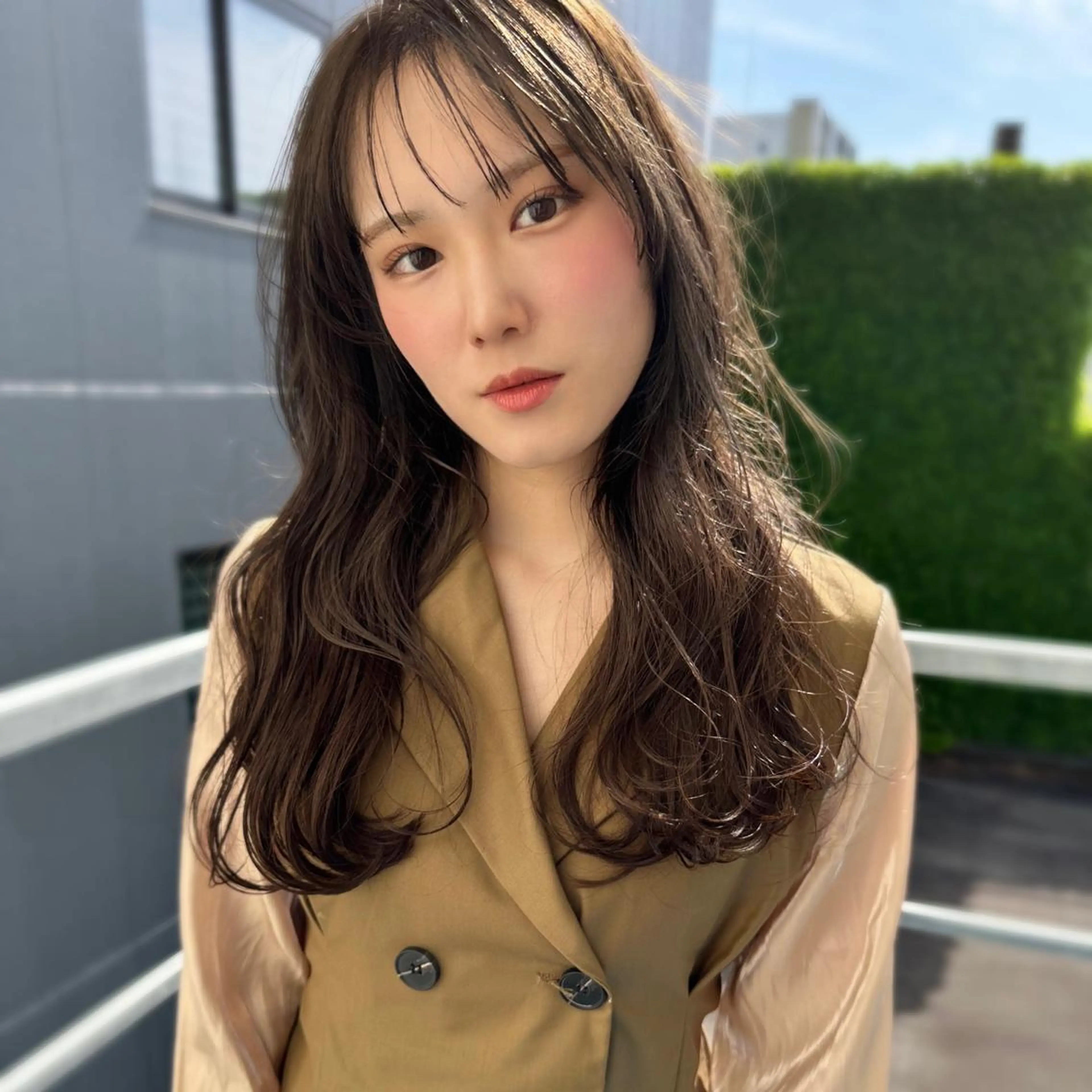 セミロング miri髪質改善 久留米/韓国のヘアスタイル