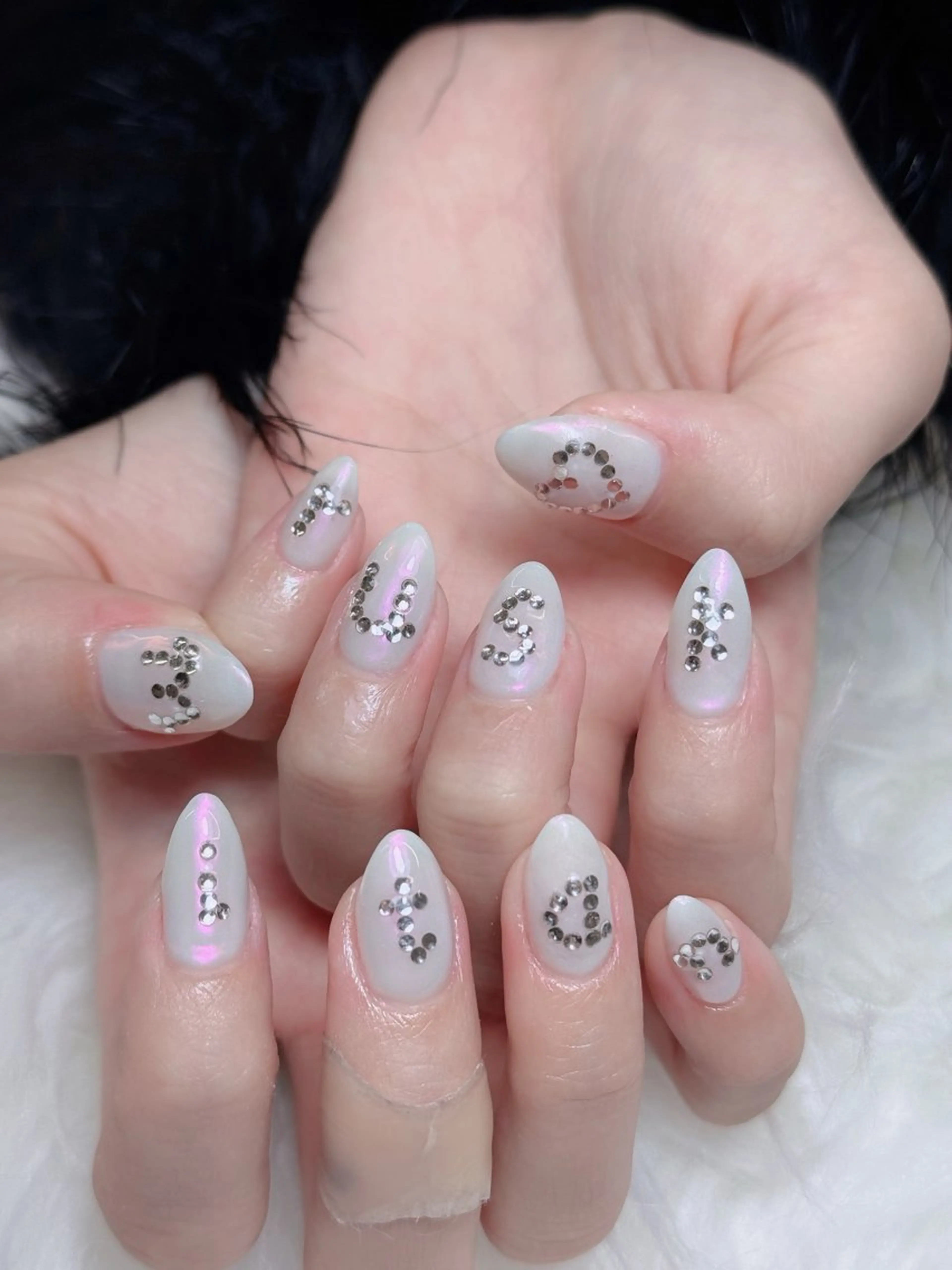 ネイル オーロラネイル チークネイル フットネイル フレンチネイル ハロウィン ハンドネイル Lumi Nail 新大久保3‘のネイルデザイン