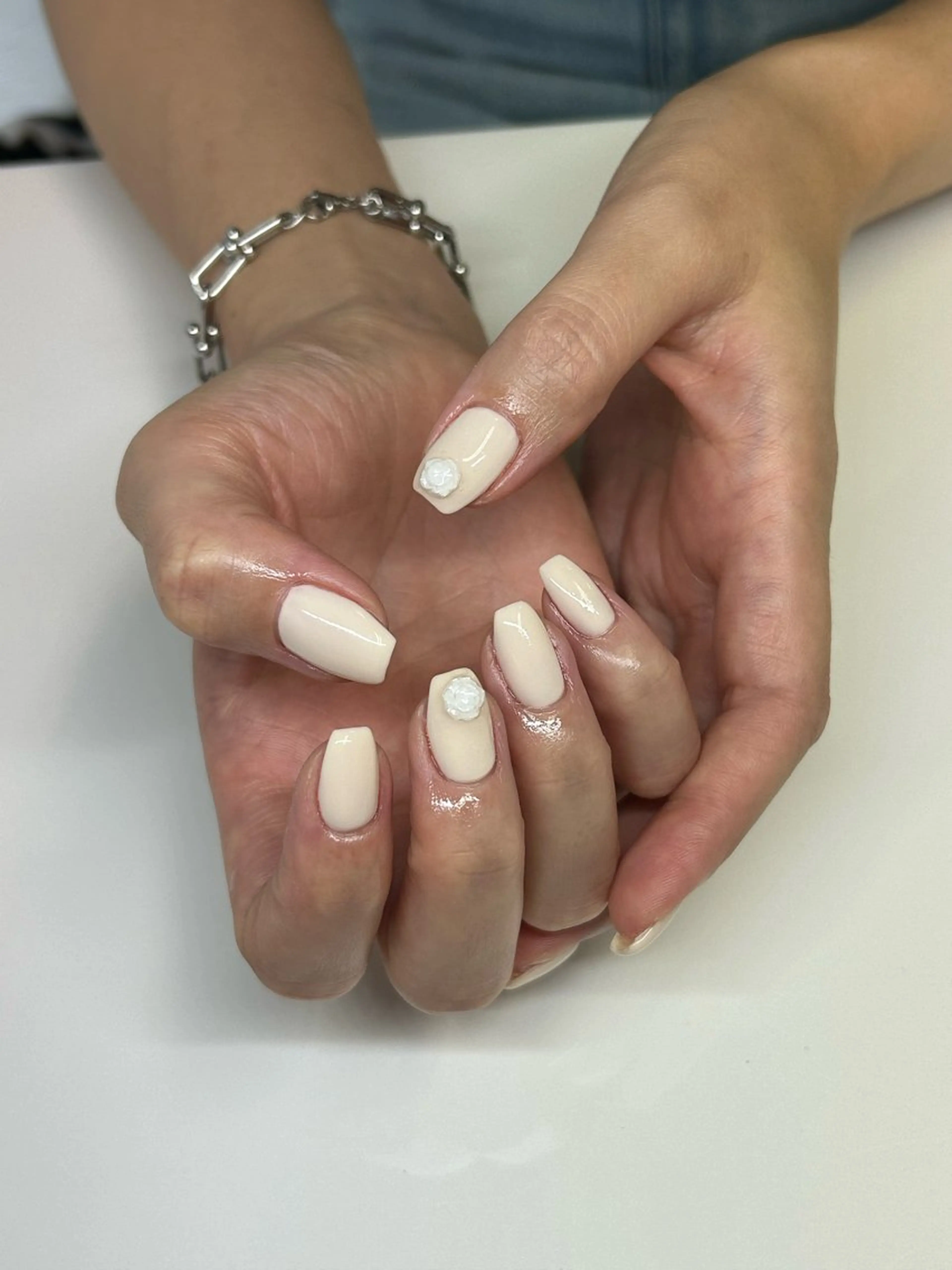 ミディアム ハンドネイル mark 🤍Yuki🤍のネイルデザイン