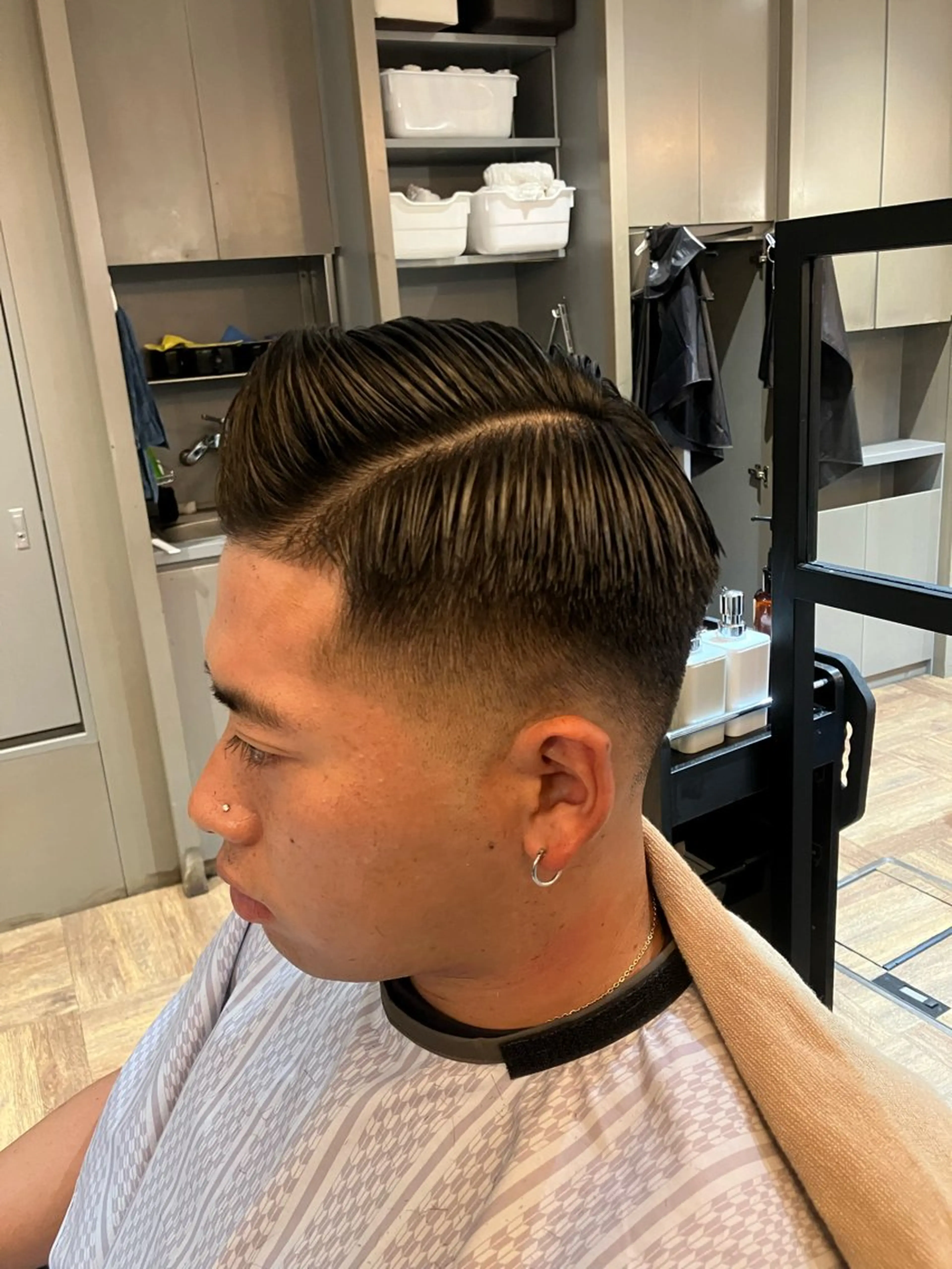 メンズ BARBER SHOP 涼所属・岡村 海のヘアスタイル