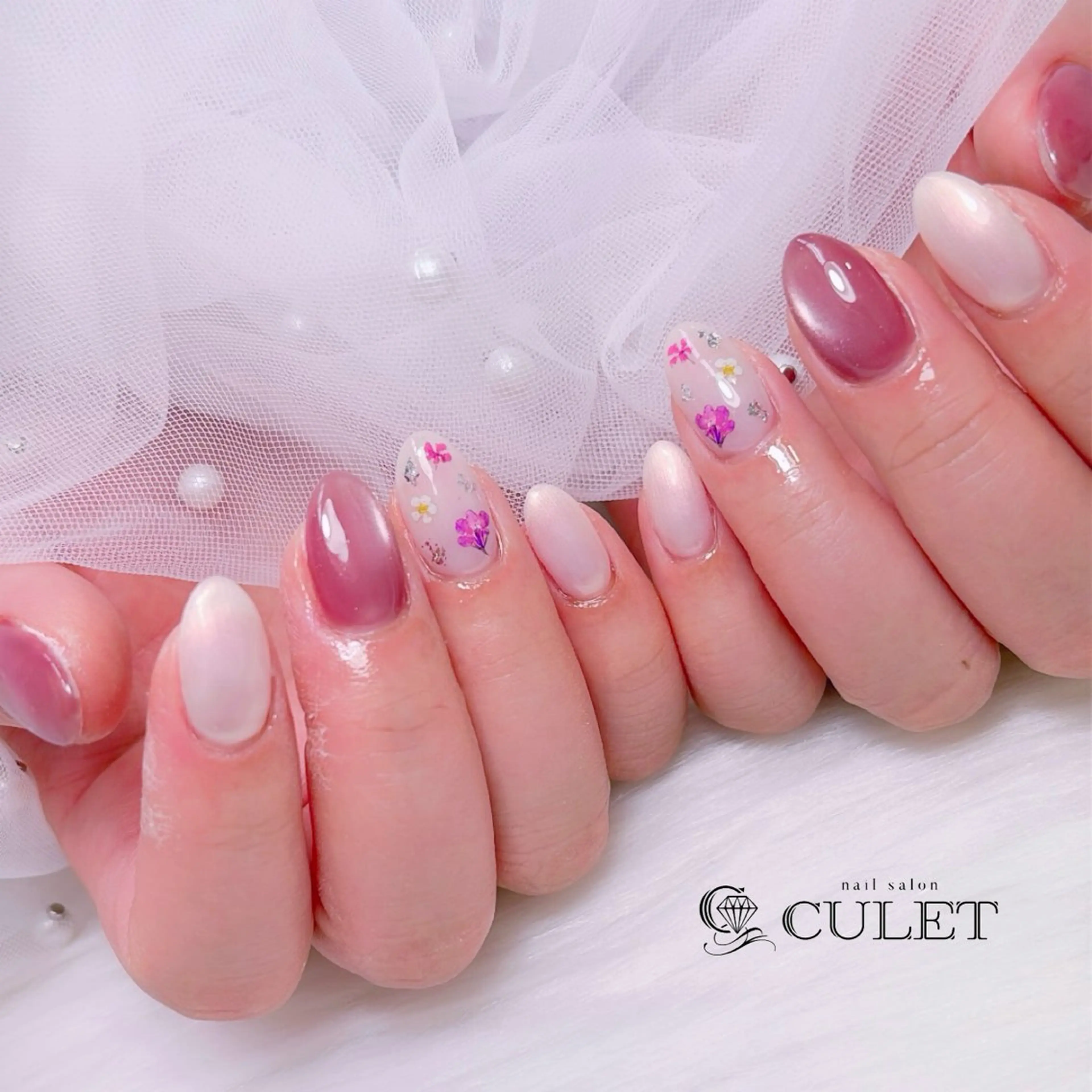 選べる120種デザインネイル/毎回オフ無料♪ パラジェル変更＋550yen/3回までご利用可能です♪♪の写真