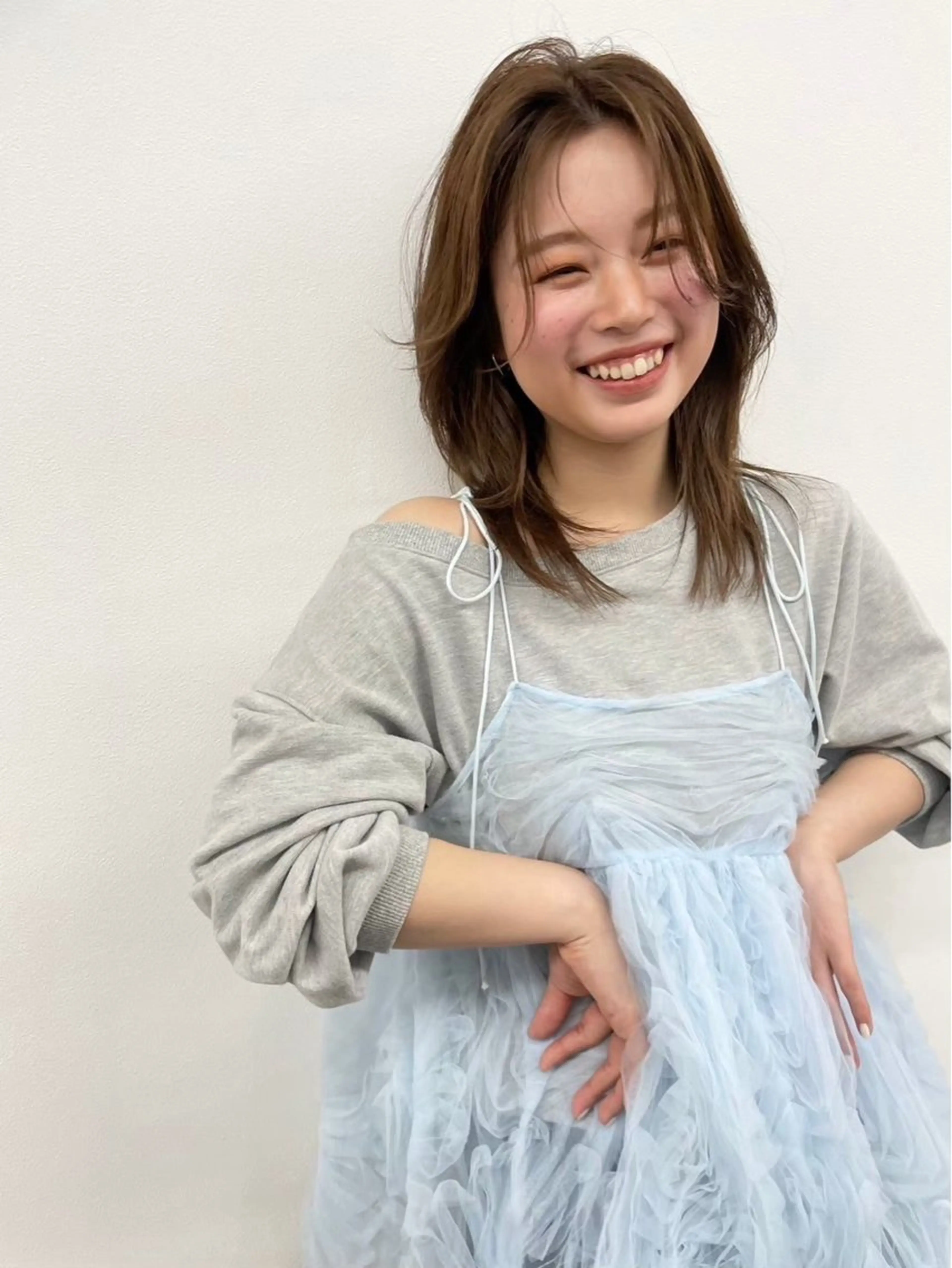 カラー ブラウンカラー カラーモデル募集/ 森本明花のヘアスタイル