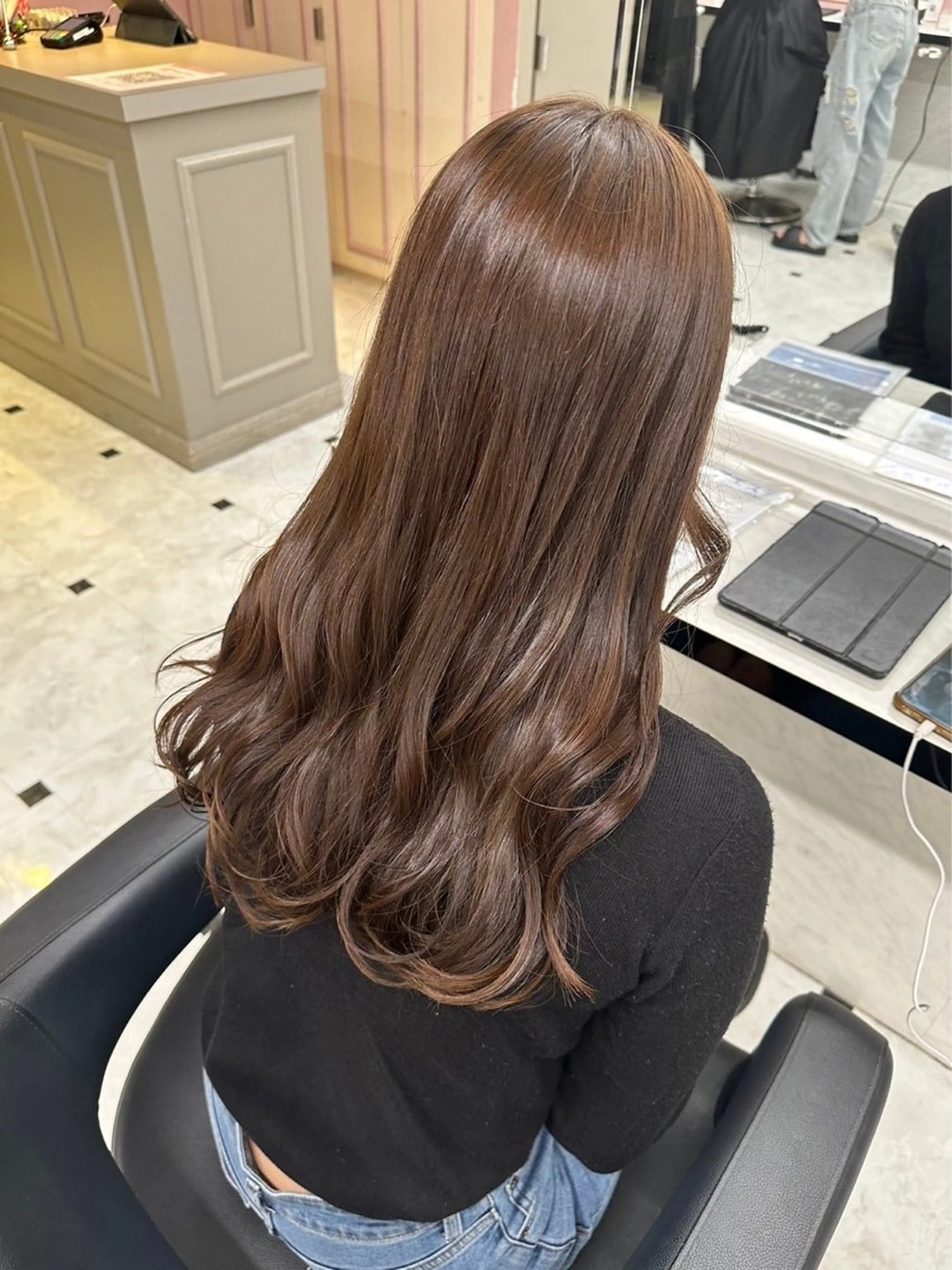 ロング カラー ECREA所属・スエヤス ミサキのマツエク・マツパデザイン