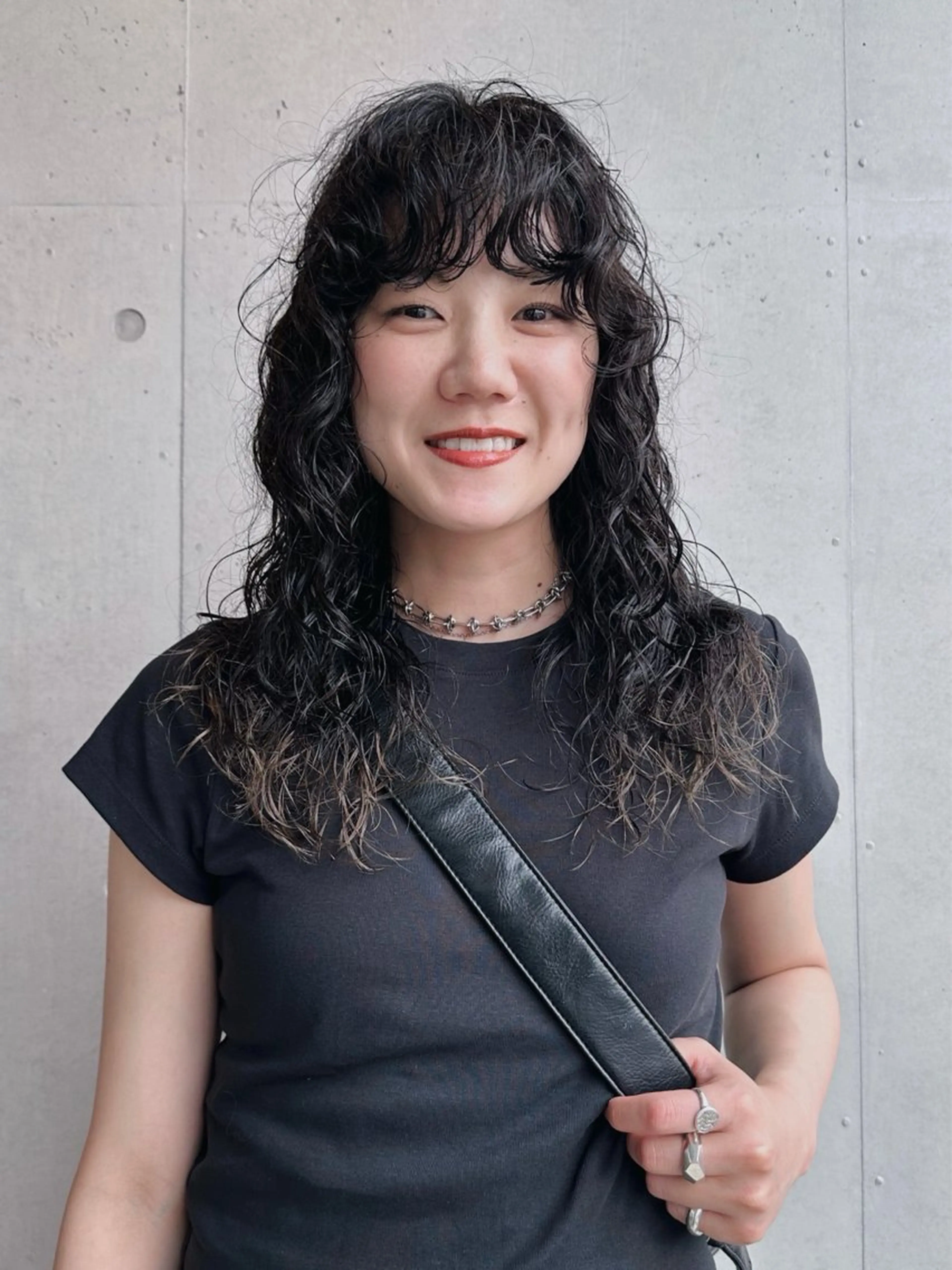 セミロング 前野 日奈のヘアスタイル
