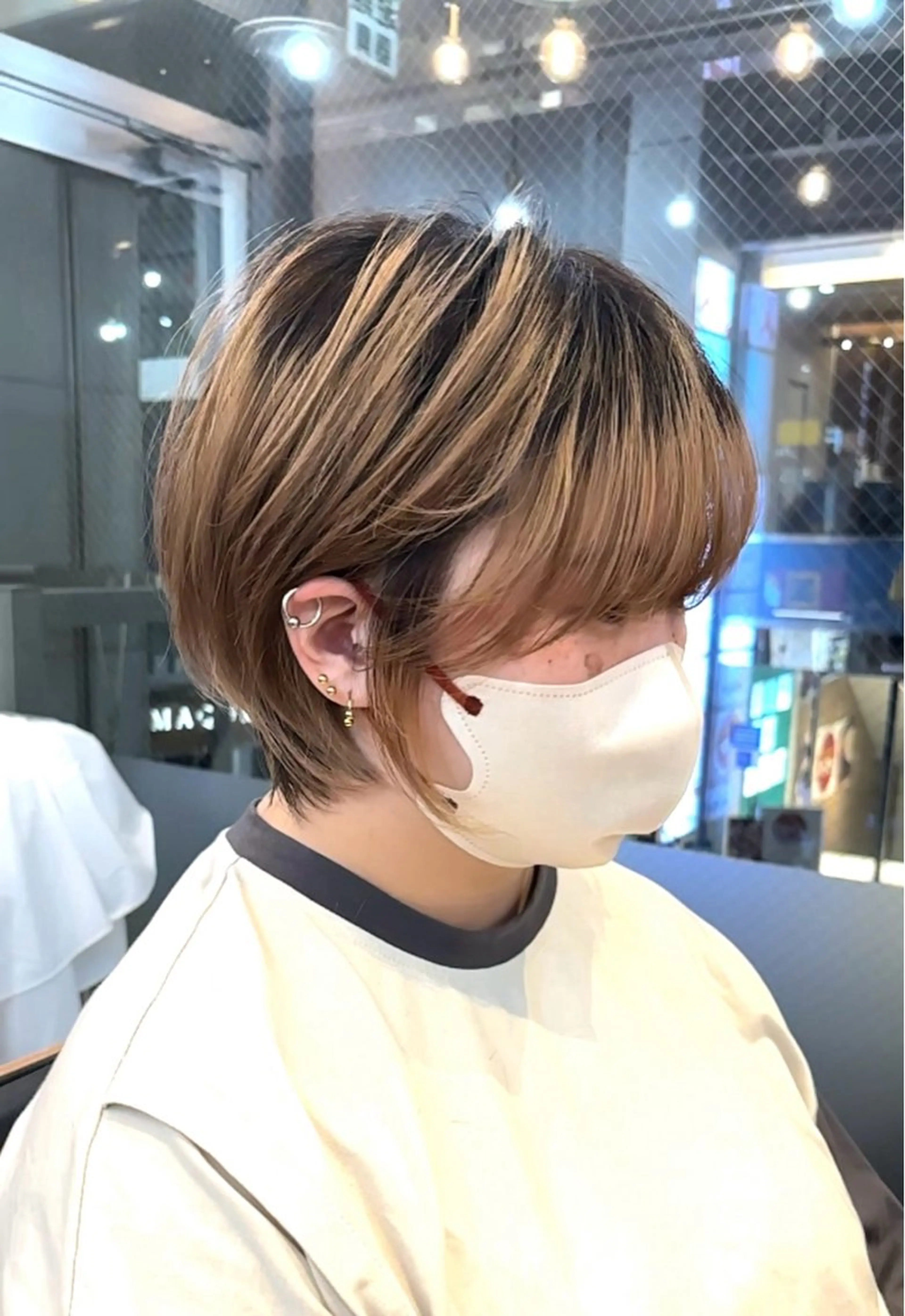 ショート 丸みショート ショートヘア HARUKI  MINATO Japan広島紙屋町店所属・hmj紙屋町店 脊戸智志のヘアスタイル