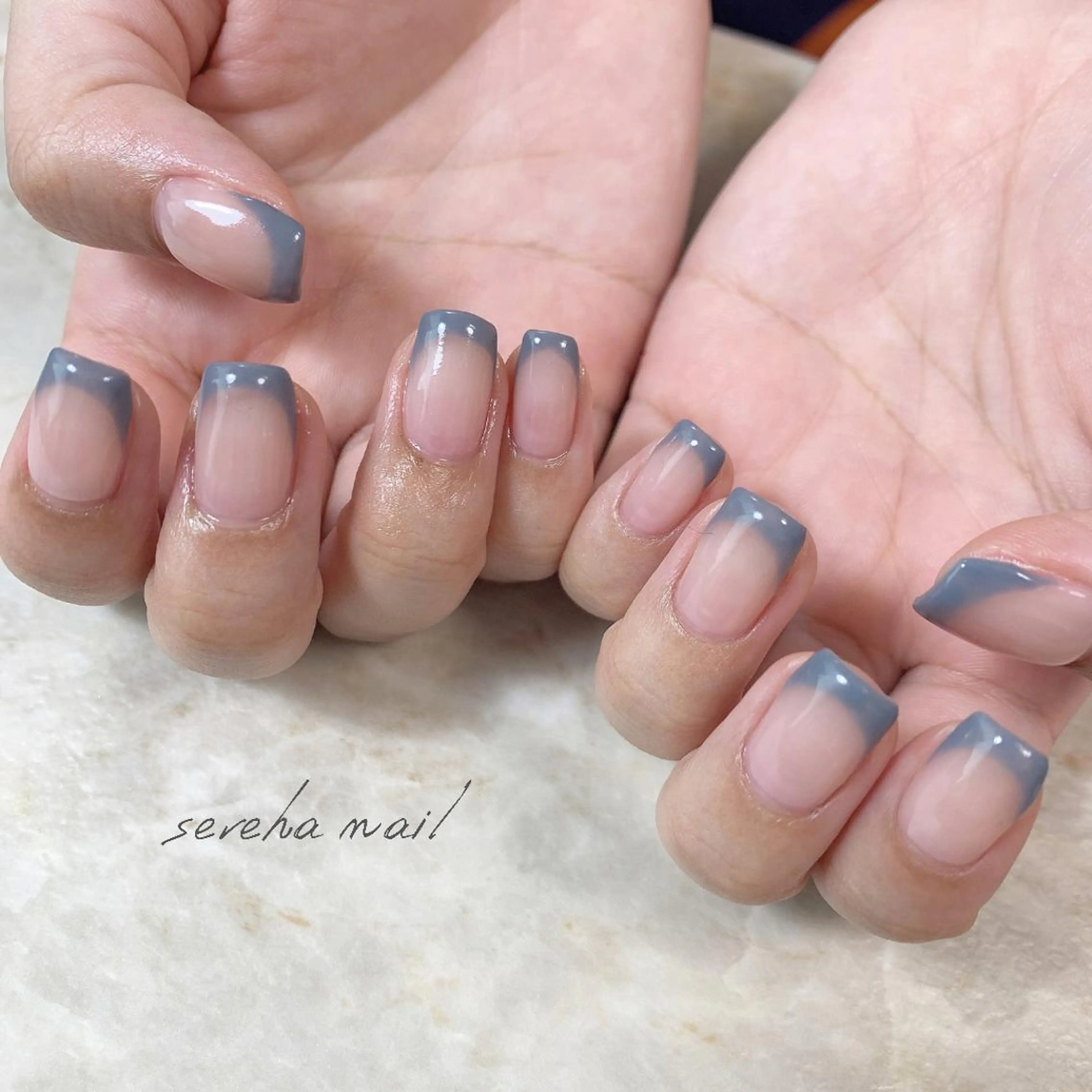 ネイル フレンチネイル sereha nailのネイルデザイン