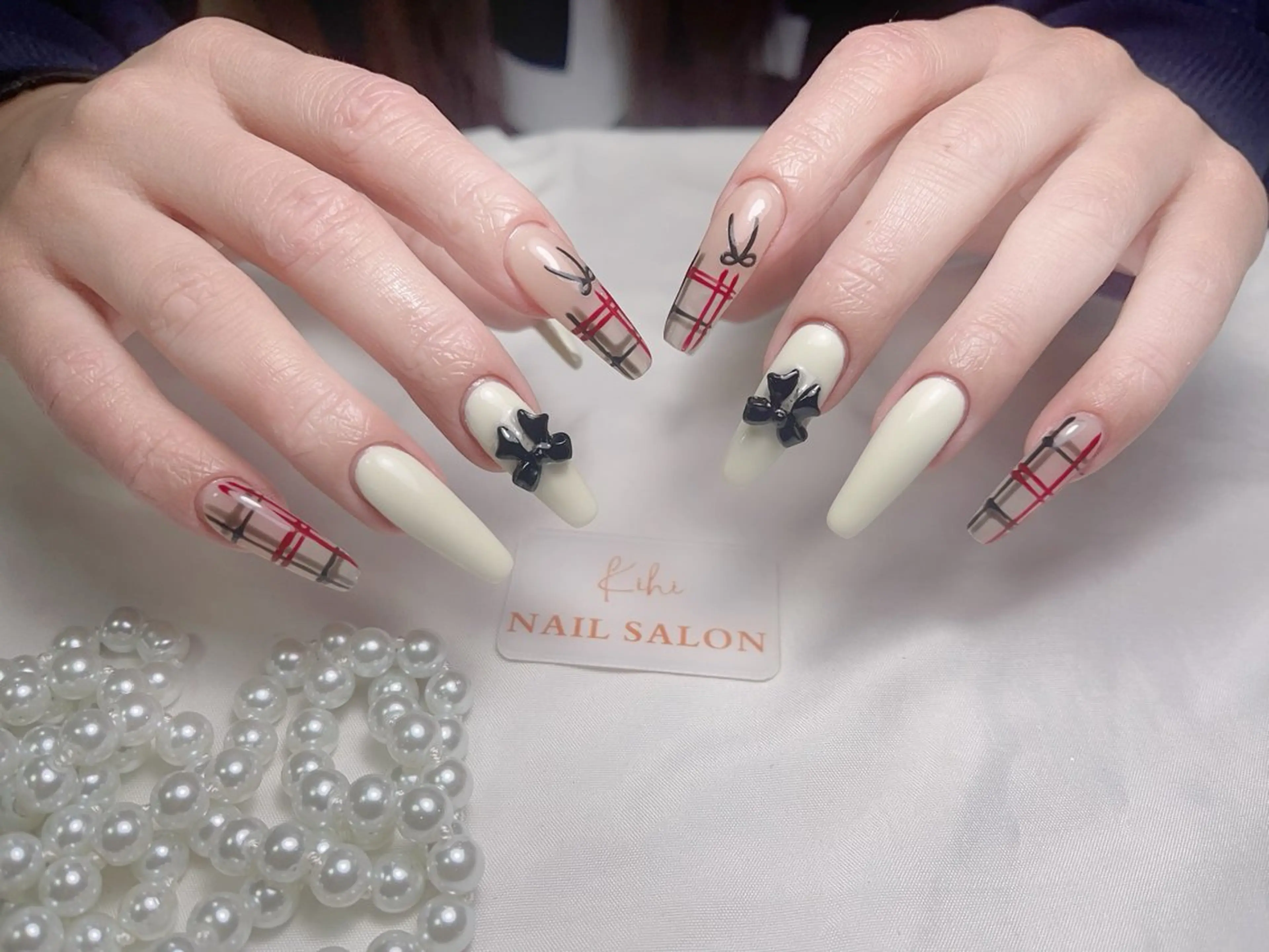 ネイル アートネイル フレンチネイル ジェルネイル グラデーション 韓国ネイル さくら💮💮 【オフ無料】のネイルデザイン