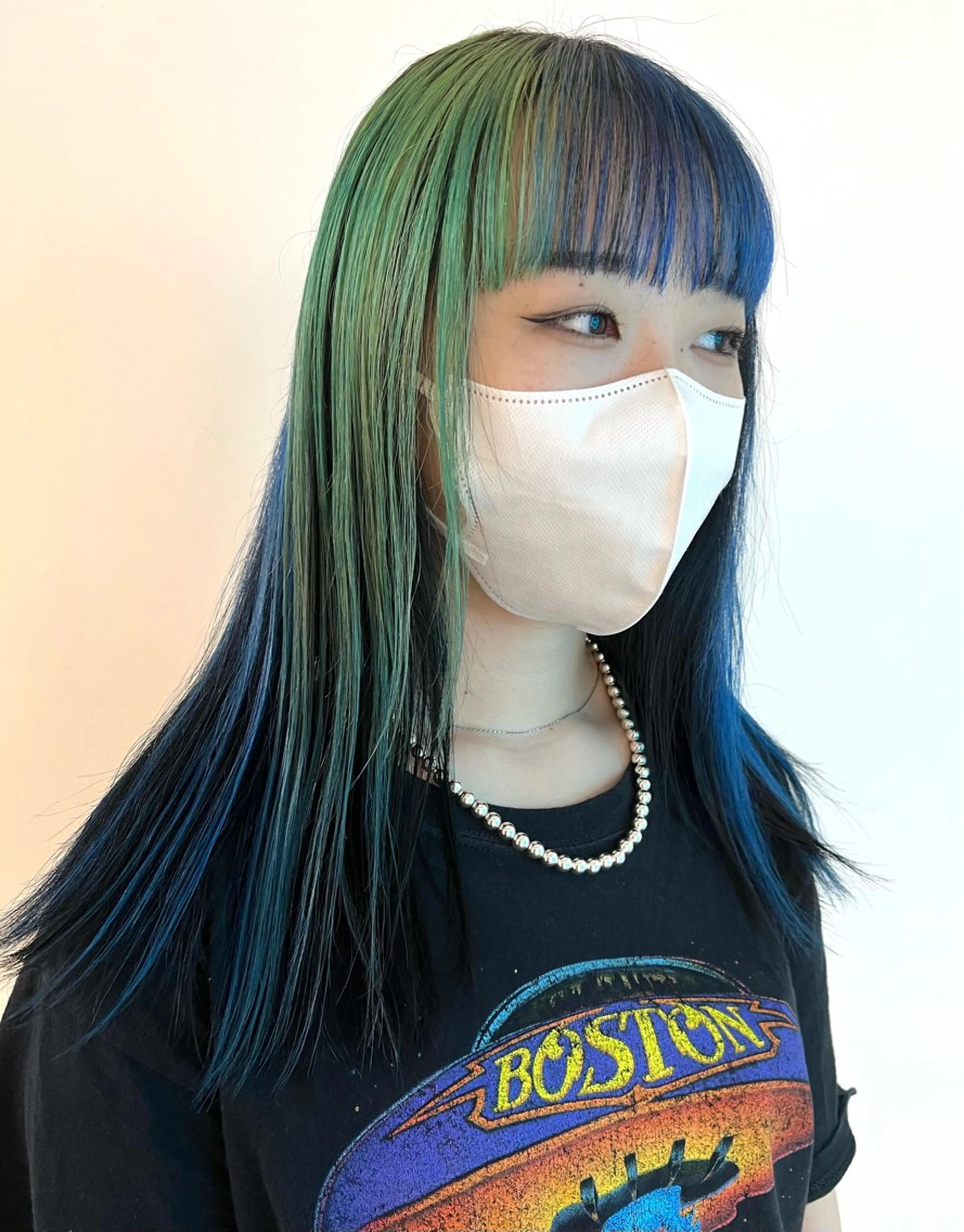 ミディアム カラー デザインカラー ちょめ/八王子 ZEST emuのヘアスタイル