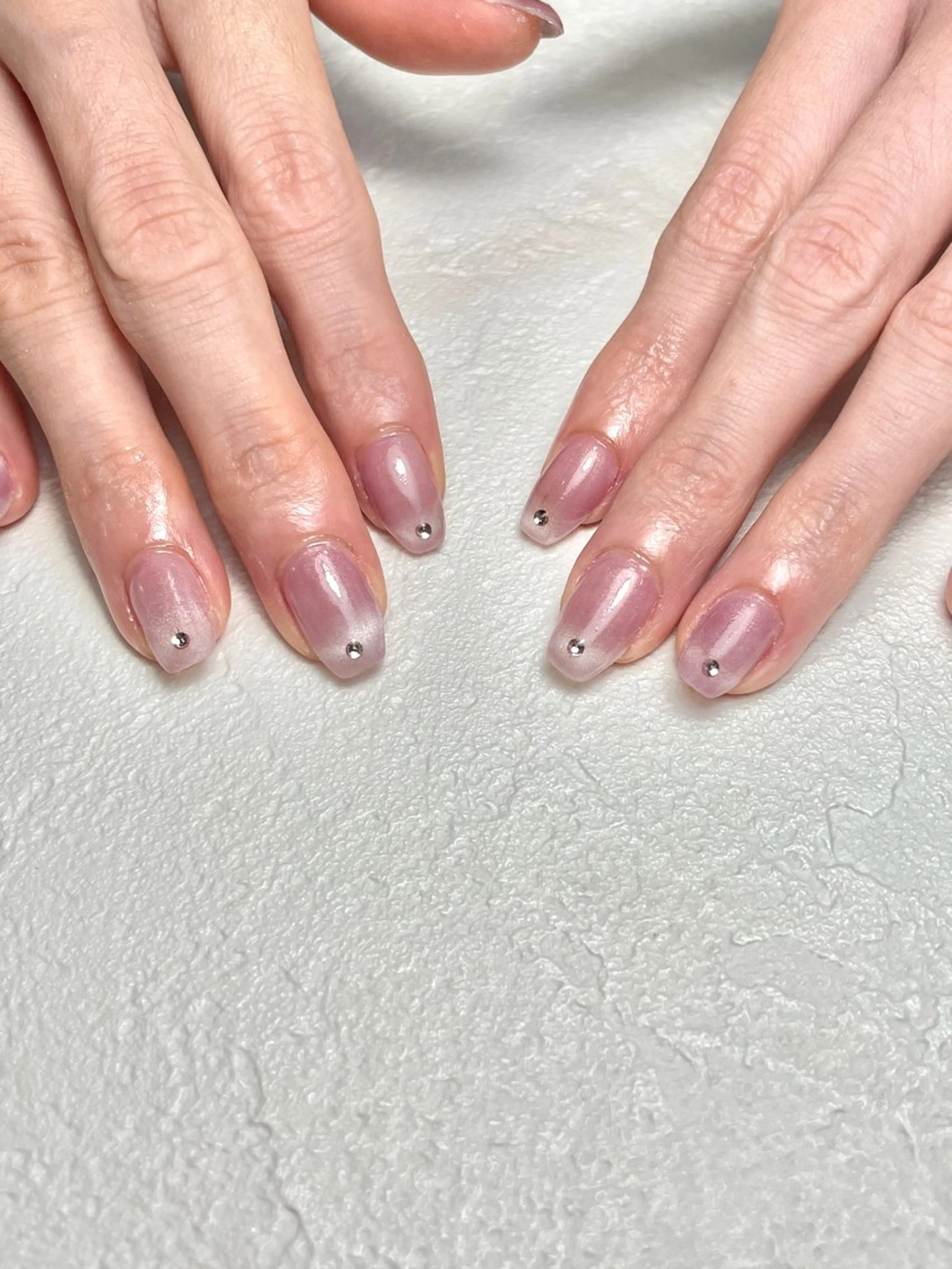 ネイル マグネットネイル ストーンネイル ビオトープ銀座 1級ﾈｲﾘｽﾄ 佐藤のネイルデザイン