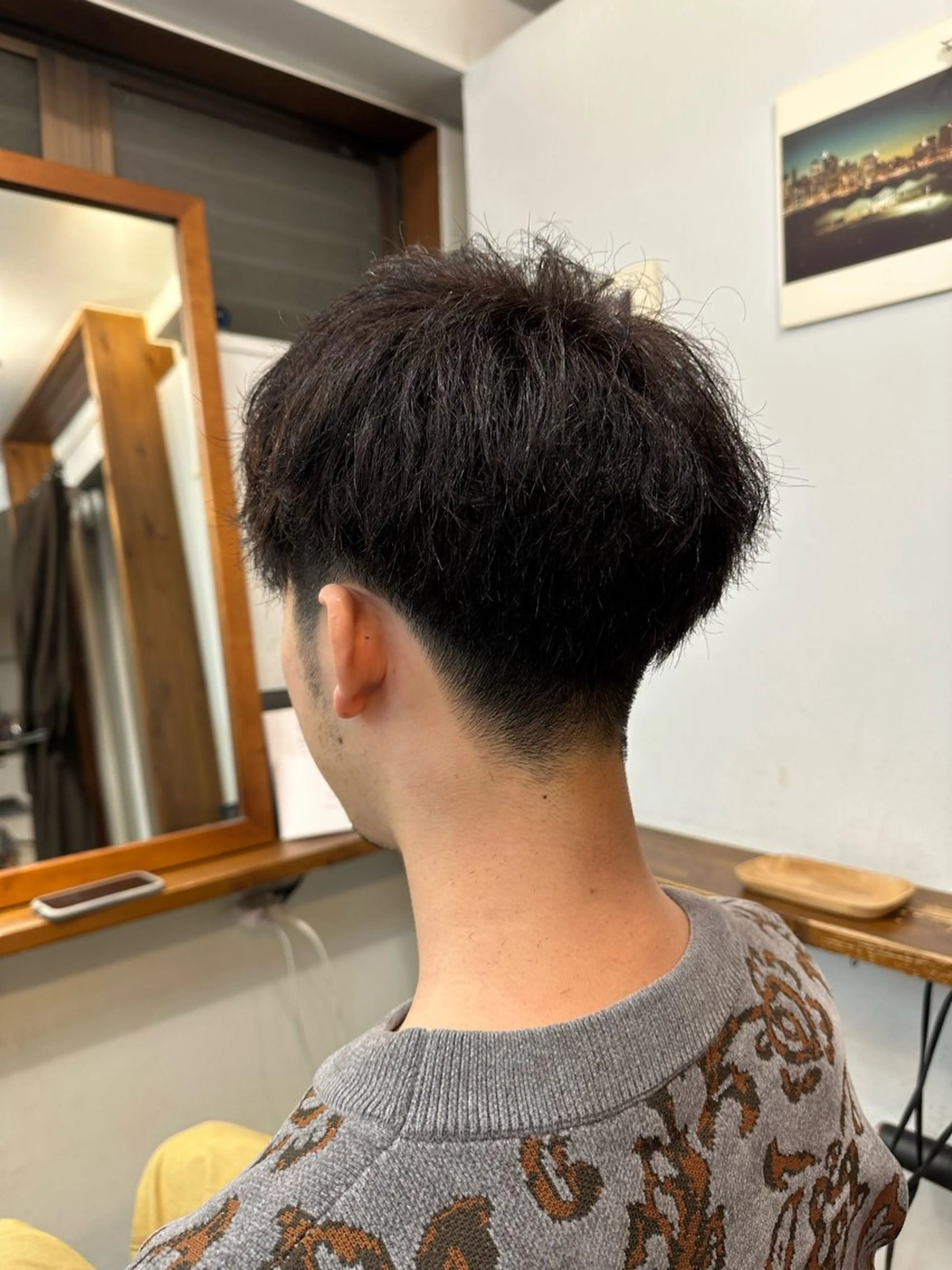 ショート メンズ メンズパーマ ASTRO design of hair所属・メンズ/似合わせ✂️ 田中 梨瑚のヘアスタイル
