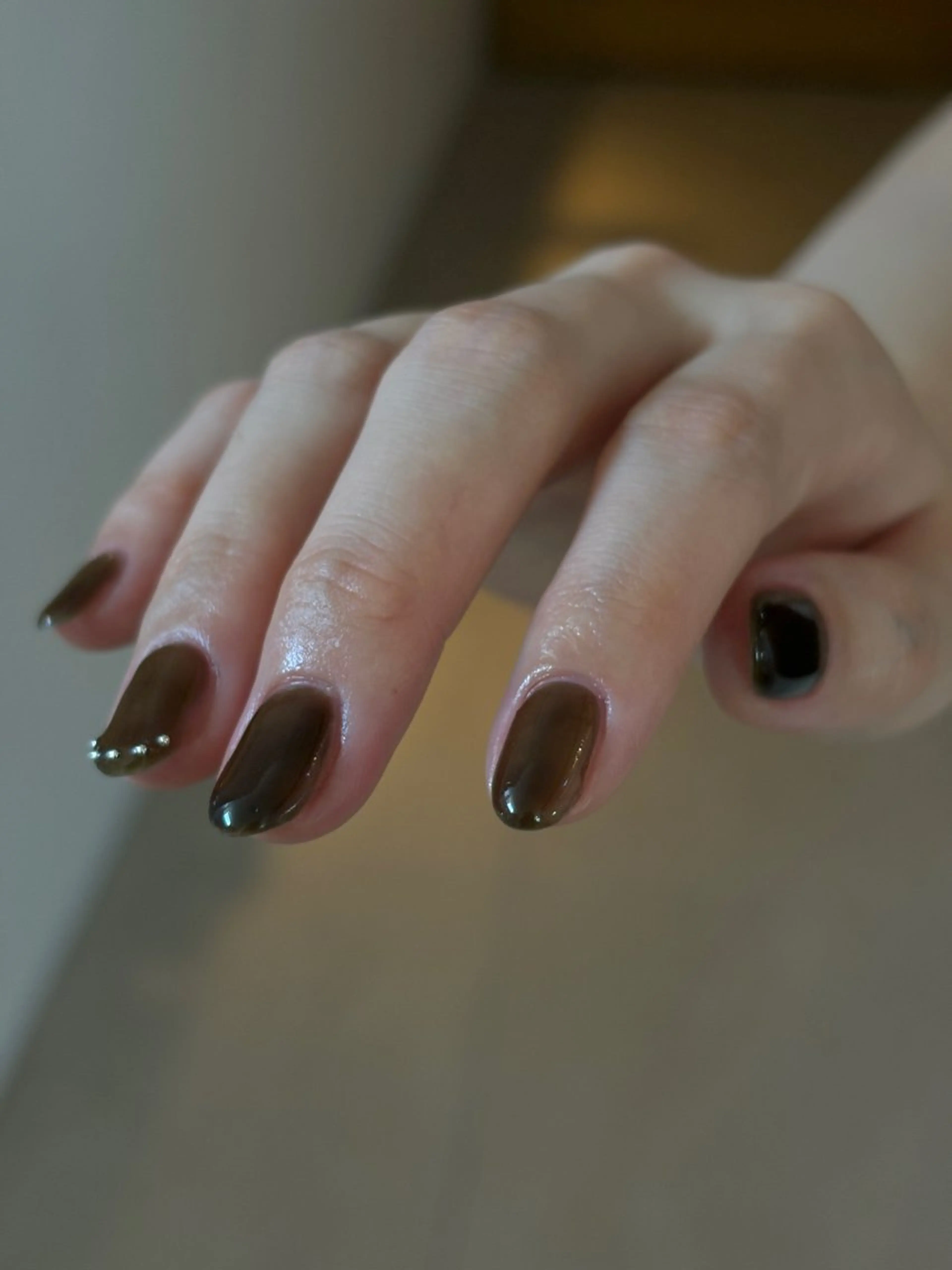 ネイル フレンチネイル グラデーション ワンカラーネイル ハンドネイル moe ⠀のネイルデザイン