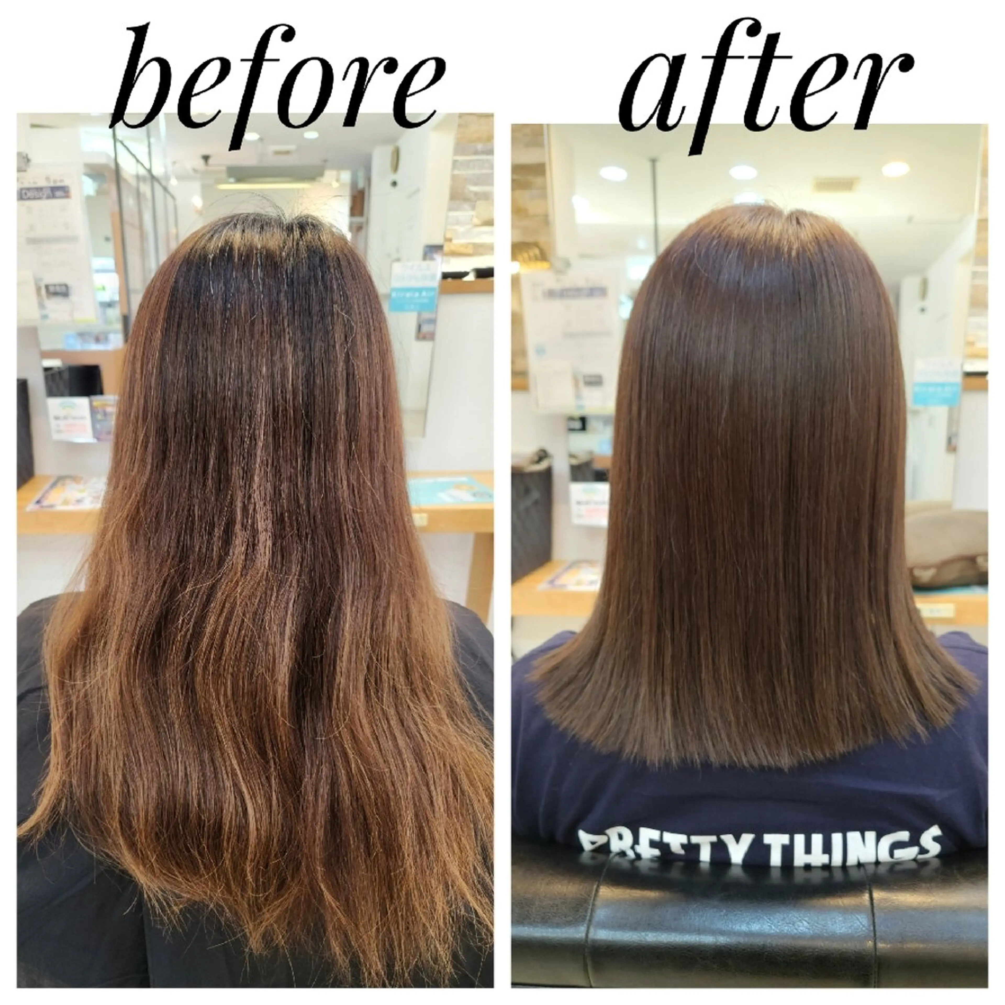 カラー 切りっぱなしボブ 透明感カラー グレージュ ボブ 筒井 昭秀のヘアスタイル