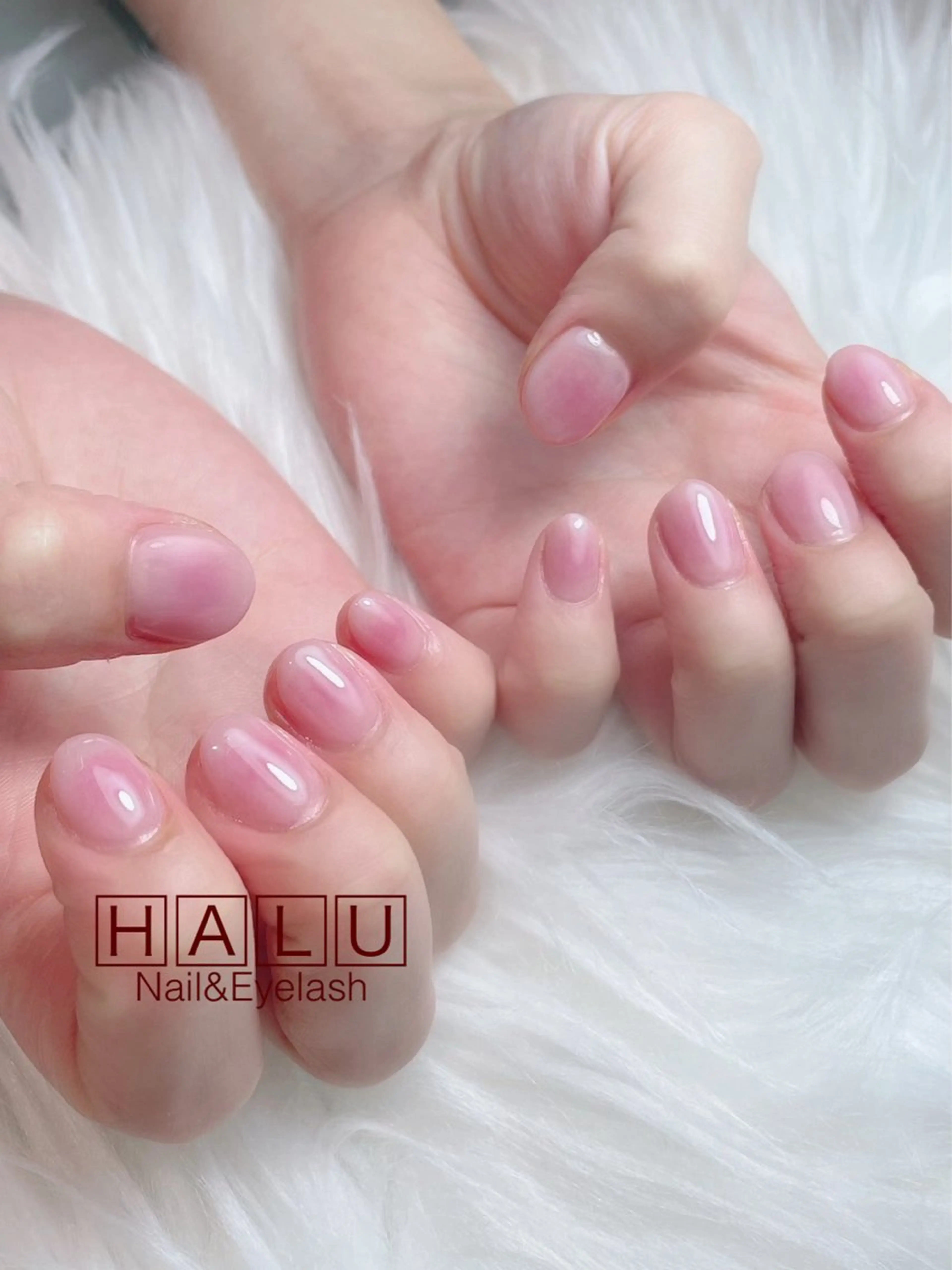 ネイル チークネイル HALU ハルのネイルデザイン