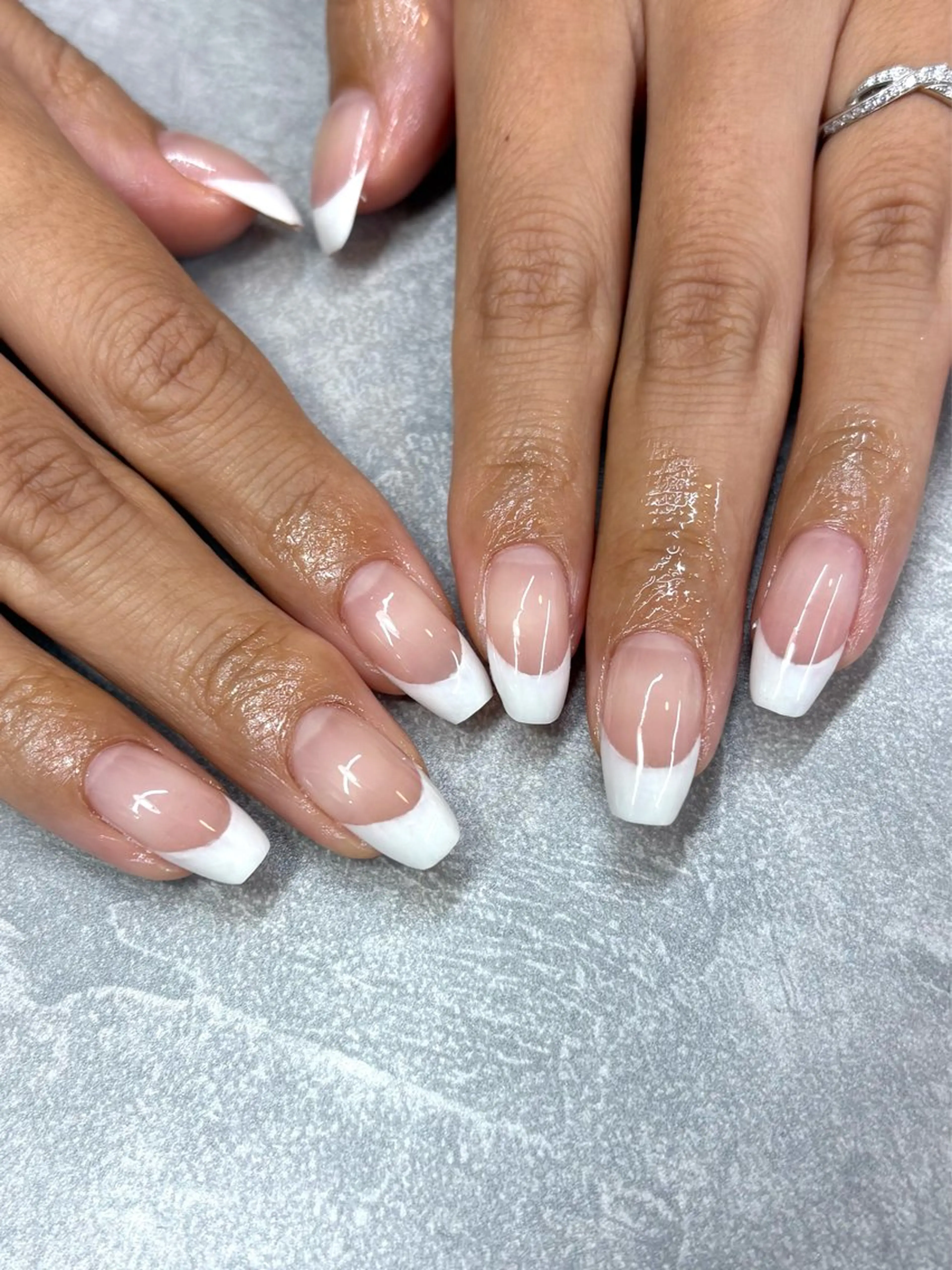 ネイル ホワイト ハンドネイル nail atelier MijU所属・nana ｜MijU 高崎のネイルデザイン