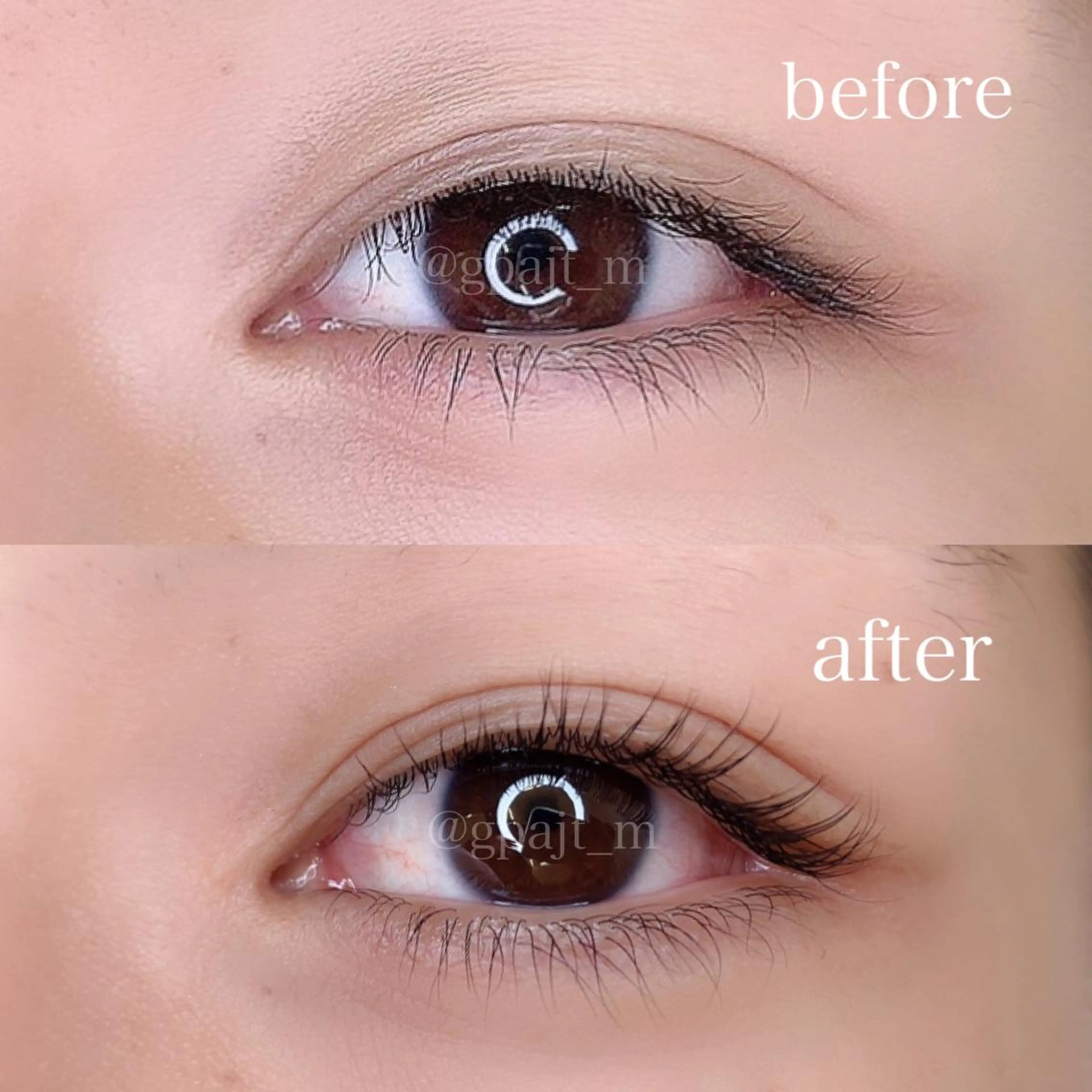 メンズ マツエク・マツパ アイブロウ manami ❤︎のマツエク・マツパデザイン