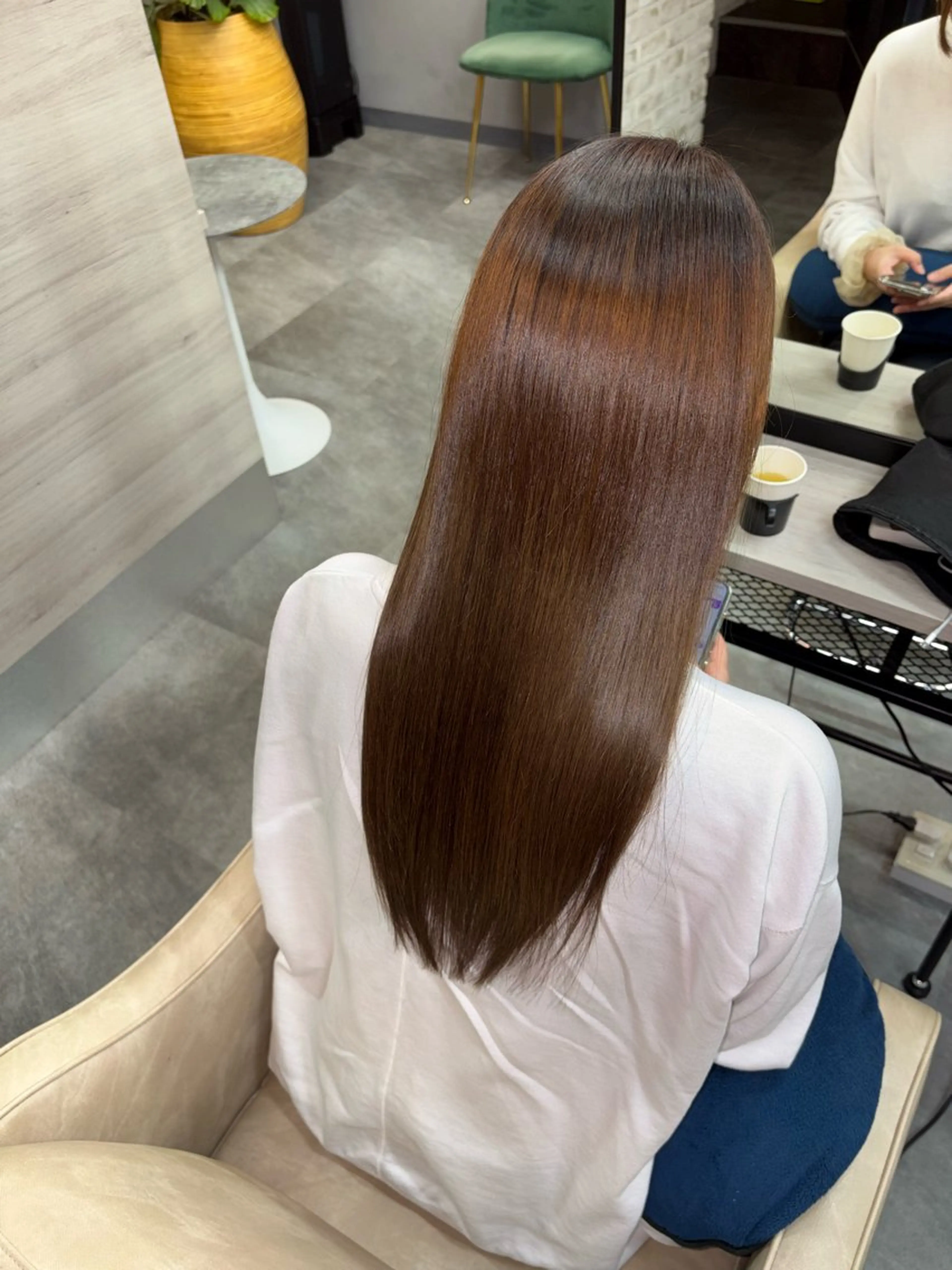 ミディアム 髪質改善 トリートメント トリートメント she.2所属・髪質改善モデル 😈itsuki👿のヘアスタイル