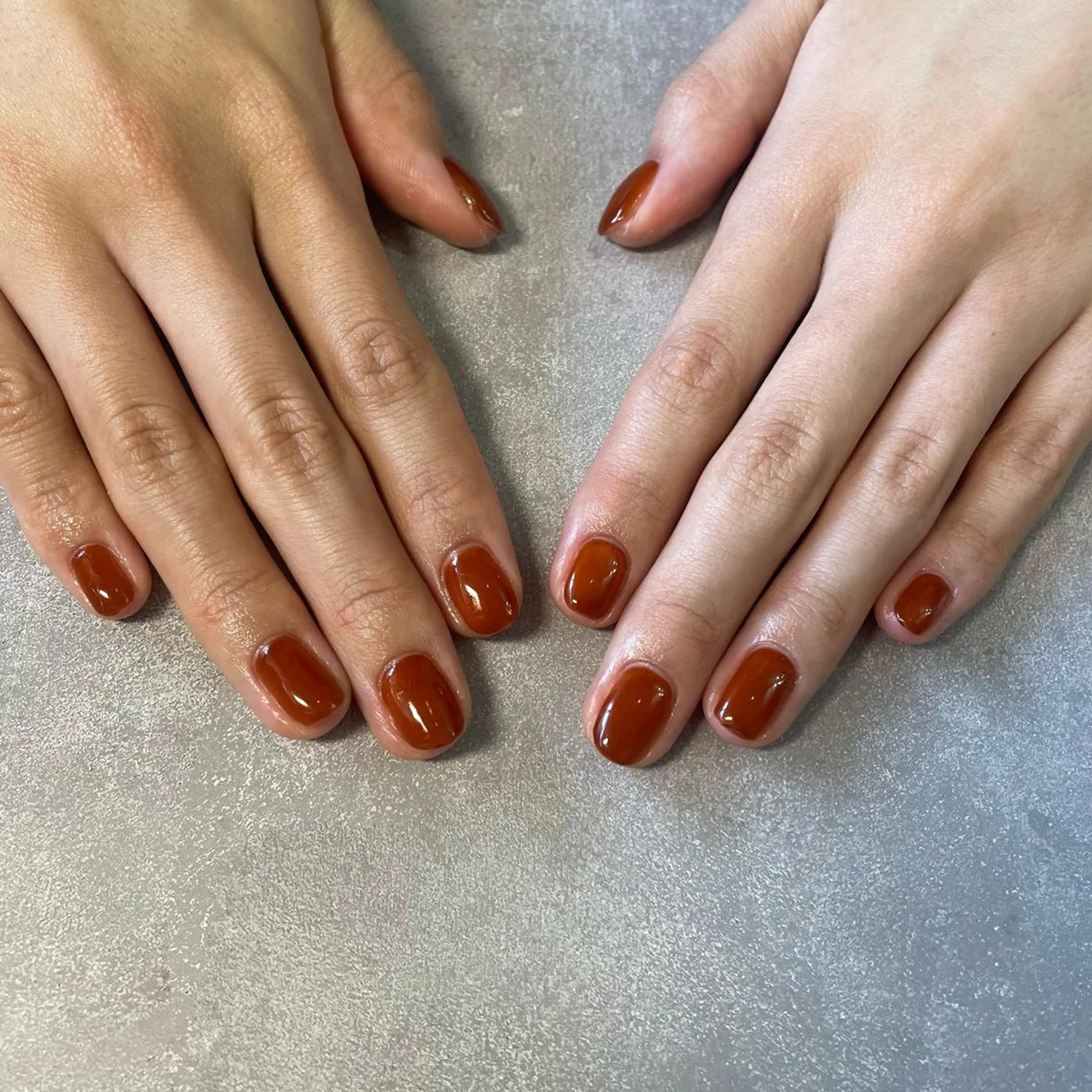 ネイル ブラウン ラメ(グリッター) ハンドネイル ネイルズシャトン🪡 ネイリスト齊藤のネイルデザイン