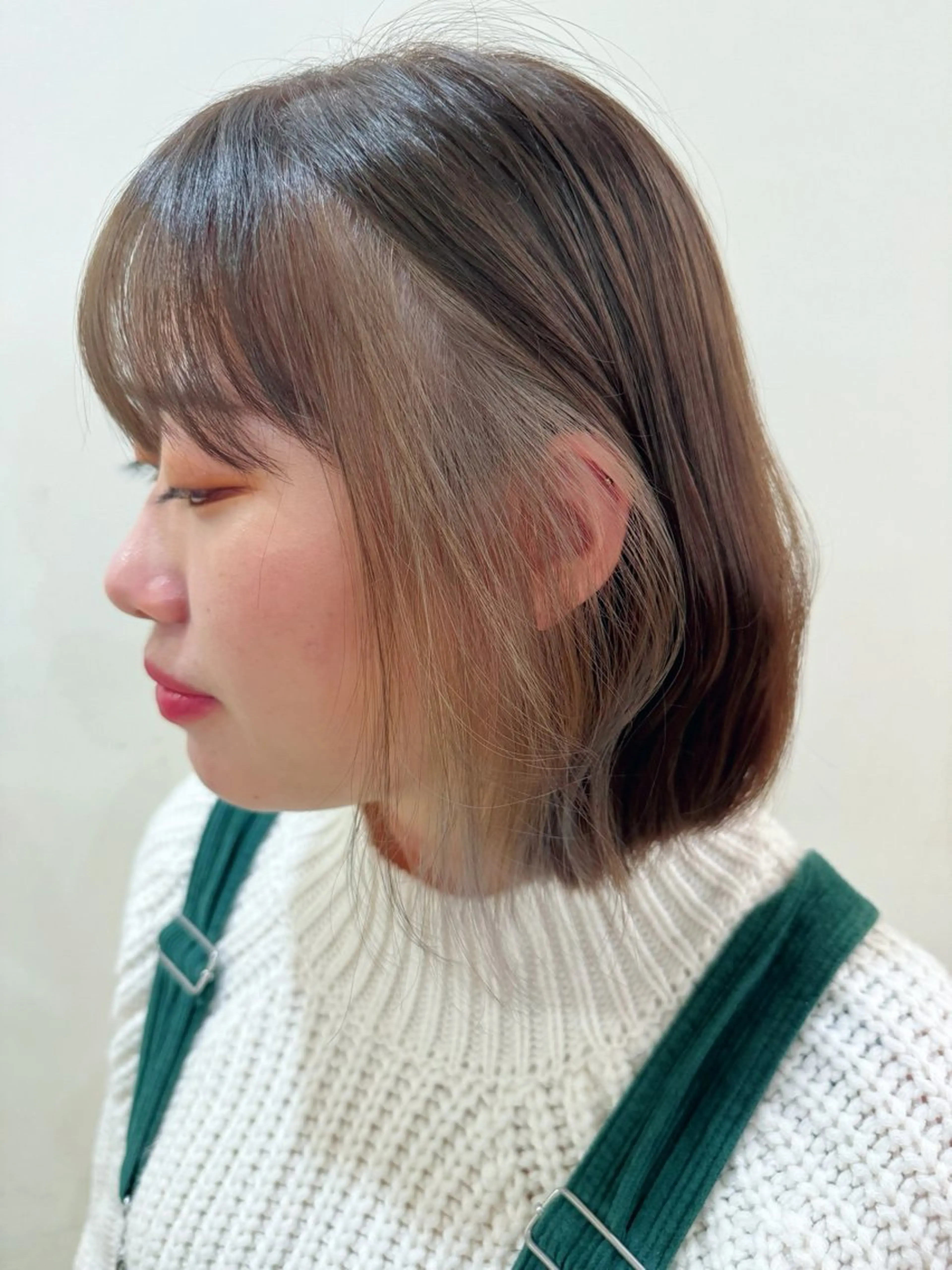 ミディアム カラー 無料ボブカットモデル 様募集中/あいらのヘアスタイル