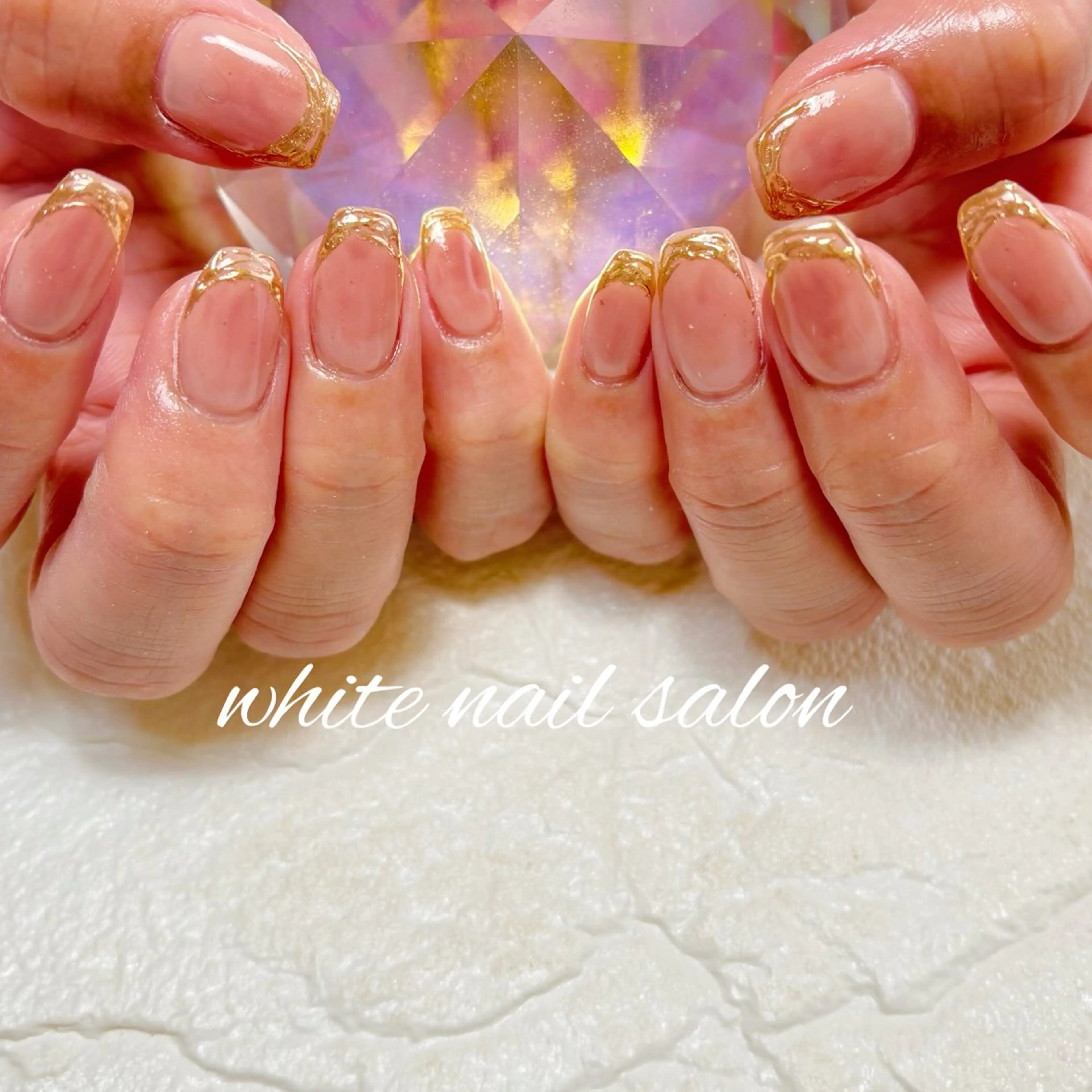 ネイル フットネイル ラメ(グリッター) 持ち込み ハンドネイル white nail salonのネイルデザイン