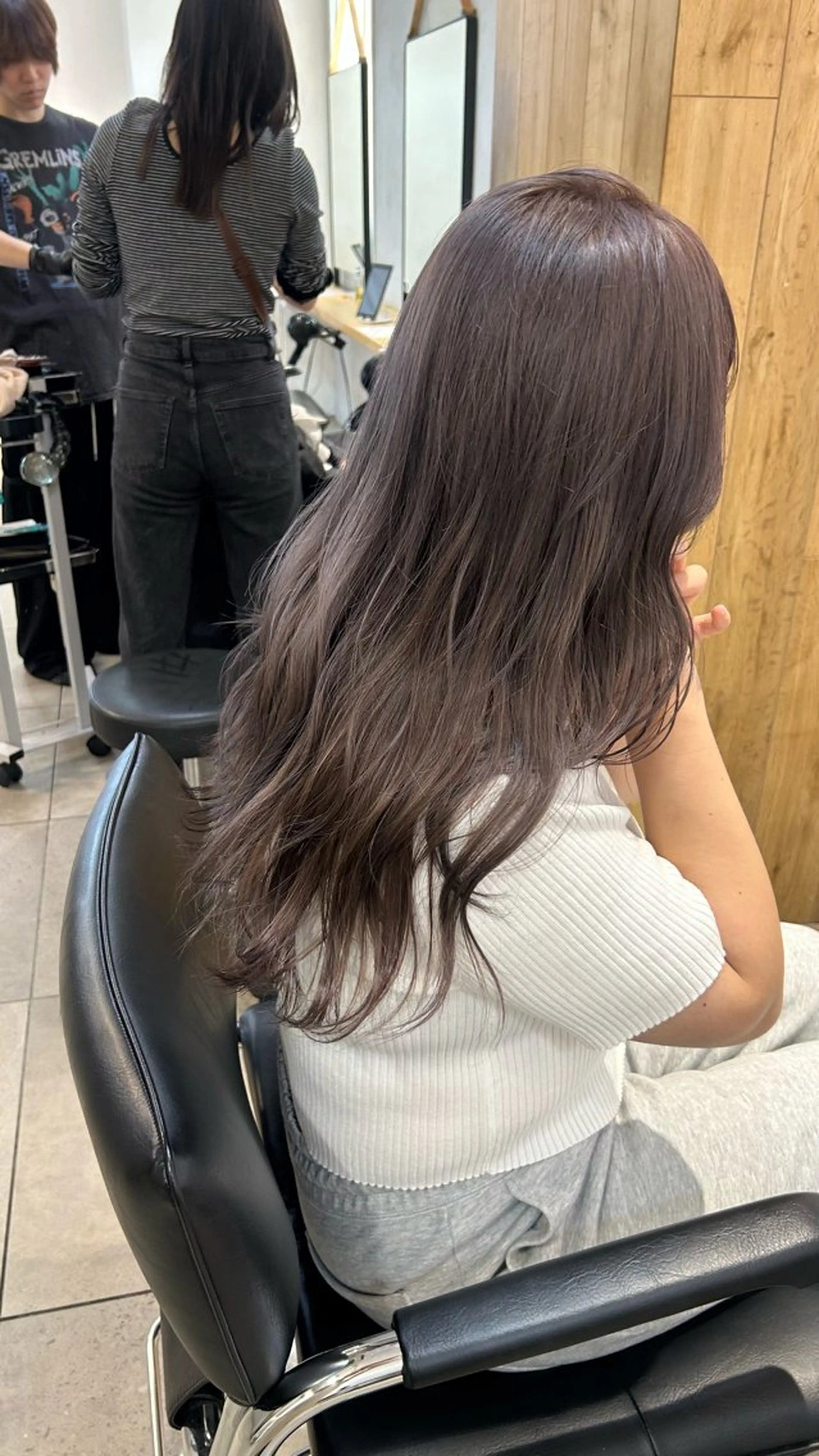 ロング カラー ヘアカラー トリートメント じゅわっと暖色カラー 🍊Moemiのヘアスタイル