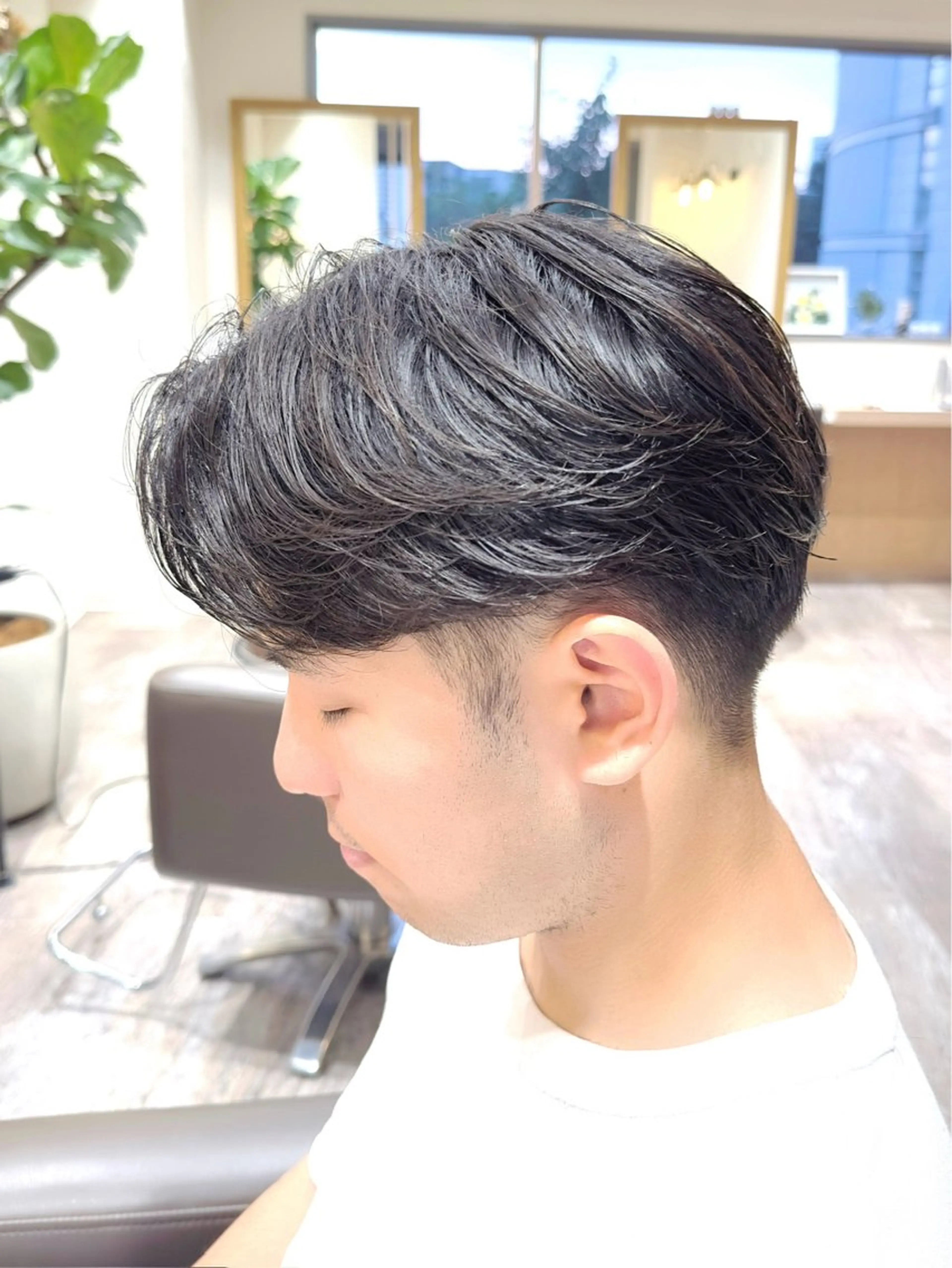 メンズ カット 【メンズパーマ】比嘉 啓人のヘアスタイル