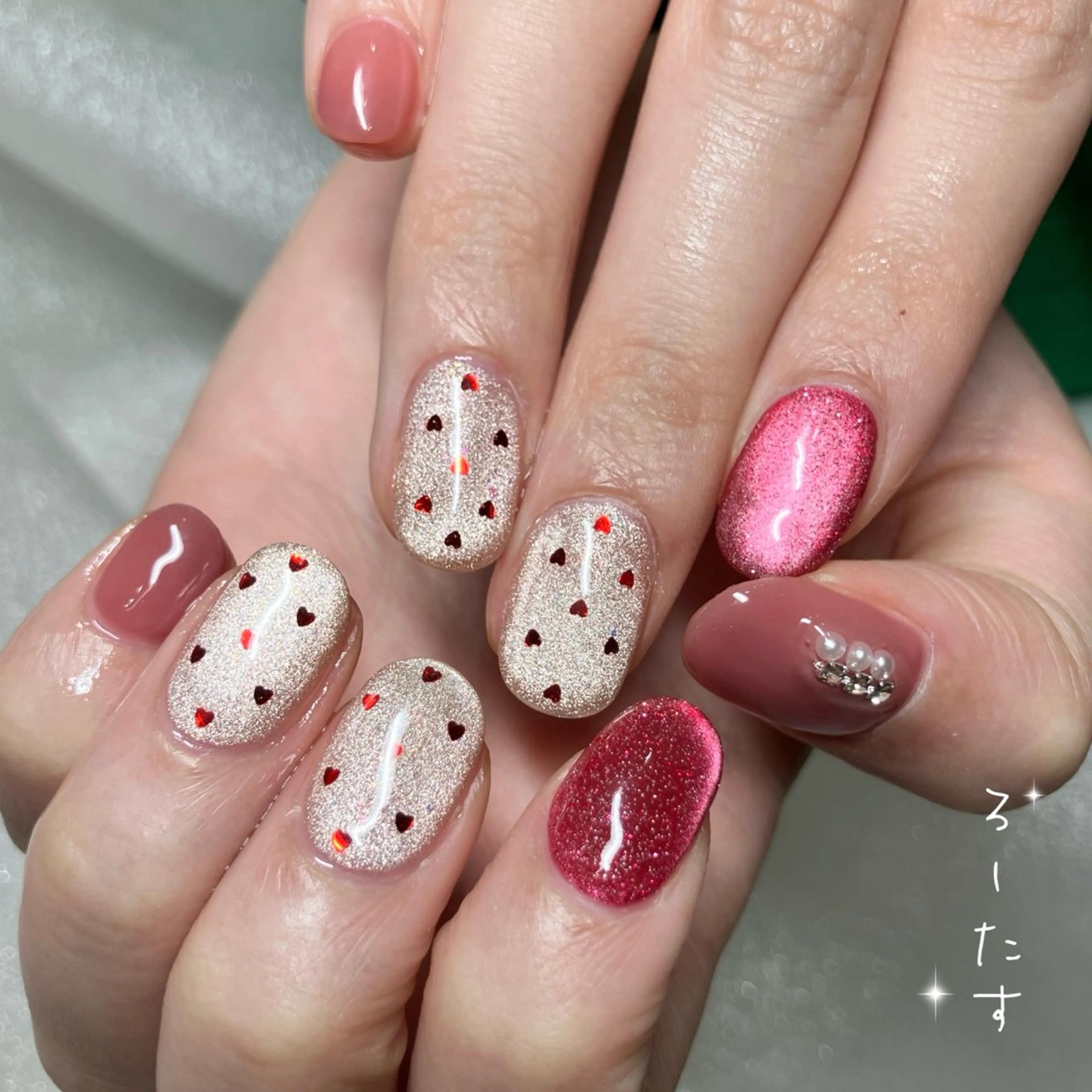 ネイル ハンドネイル ろーたす所属・マオジェル導入サロン ♡ろーたすのネイルデザイン